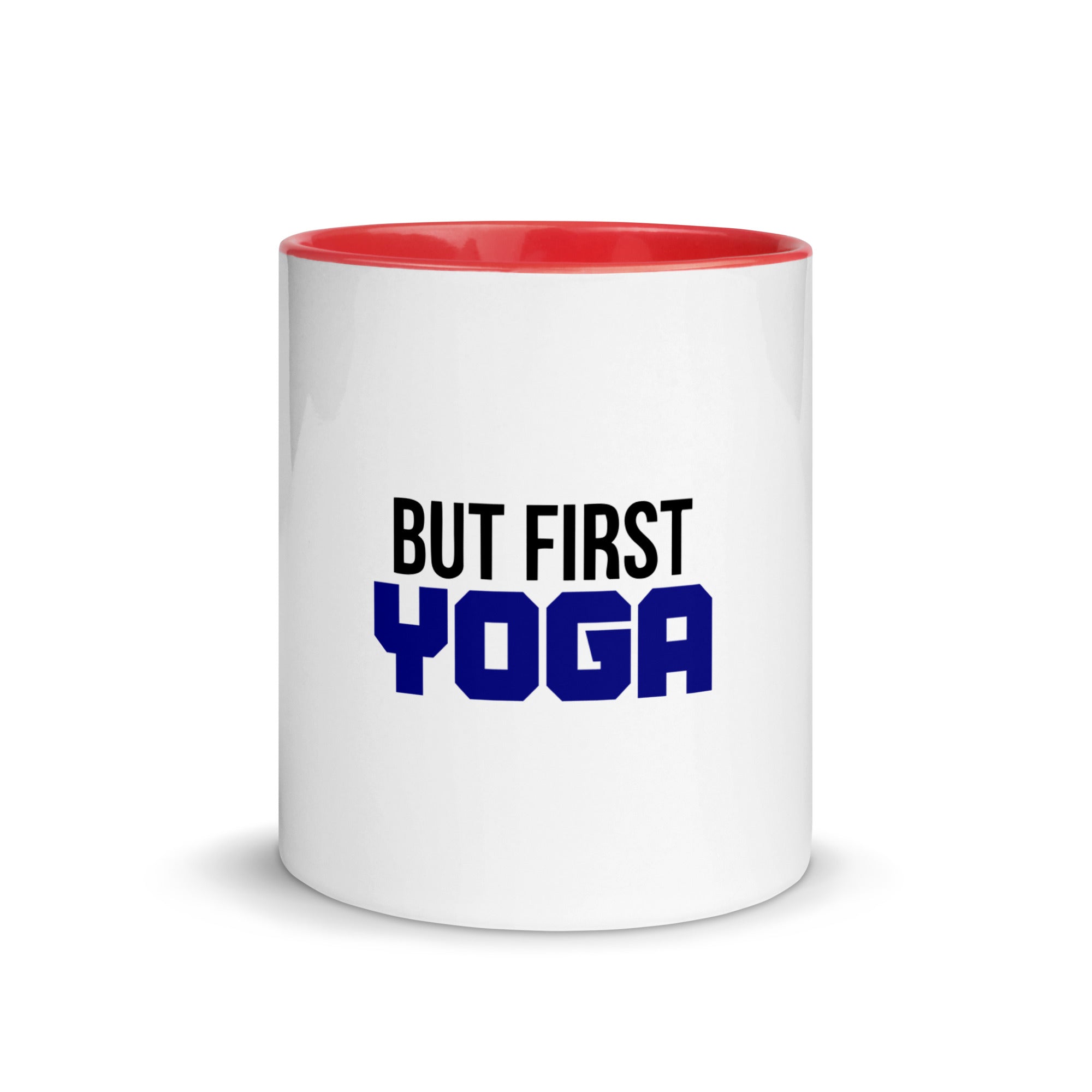 BUT FIRST YOGA - Mug with Color Inside