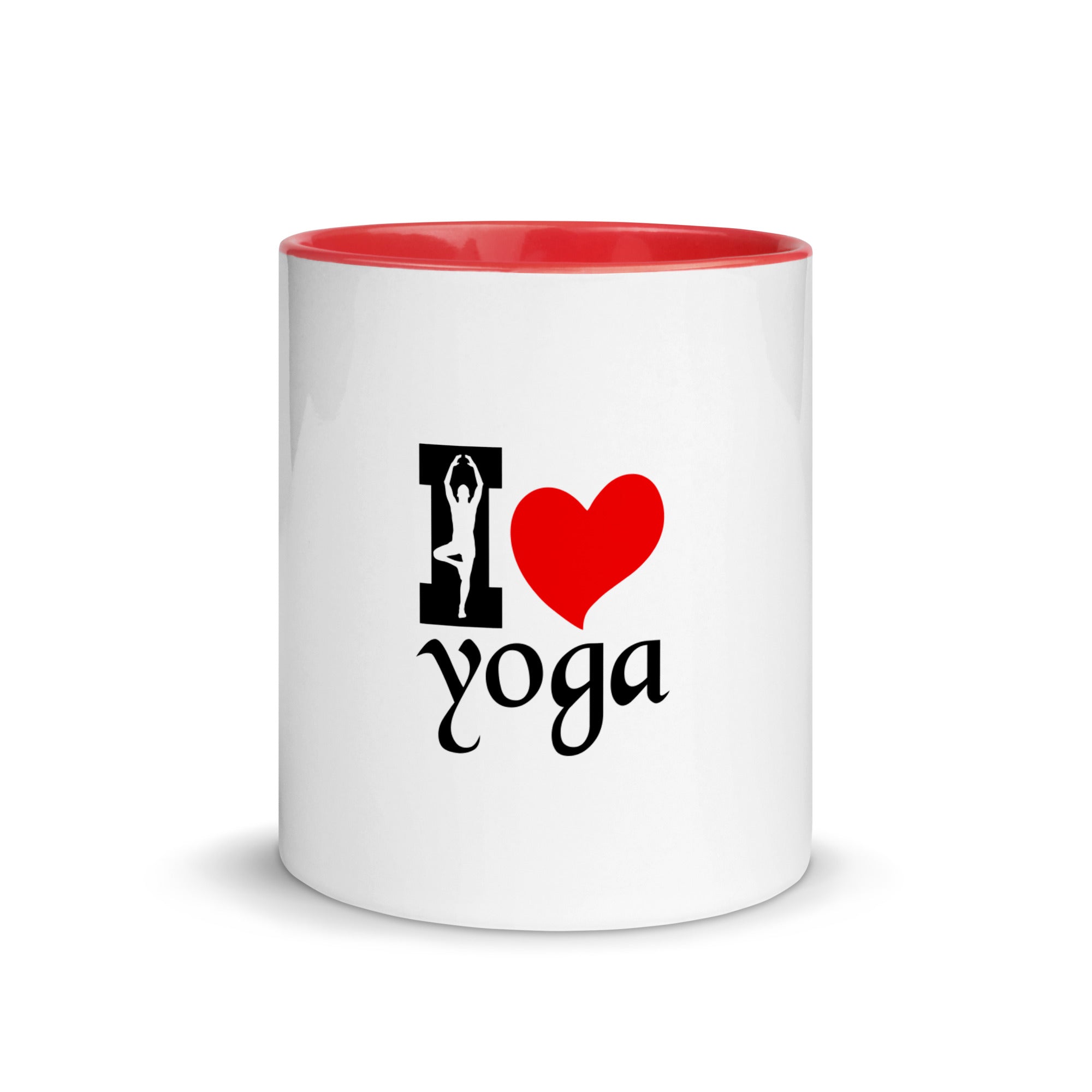 I LOVE YOGA - Mug with Color Inside