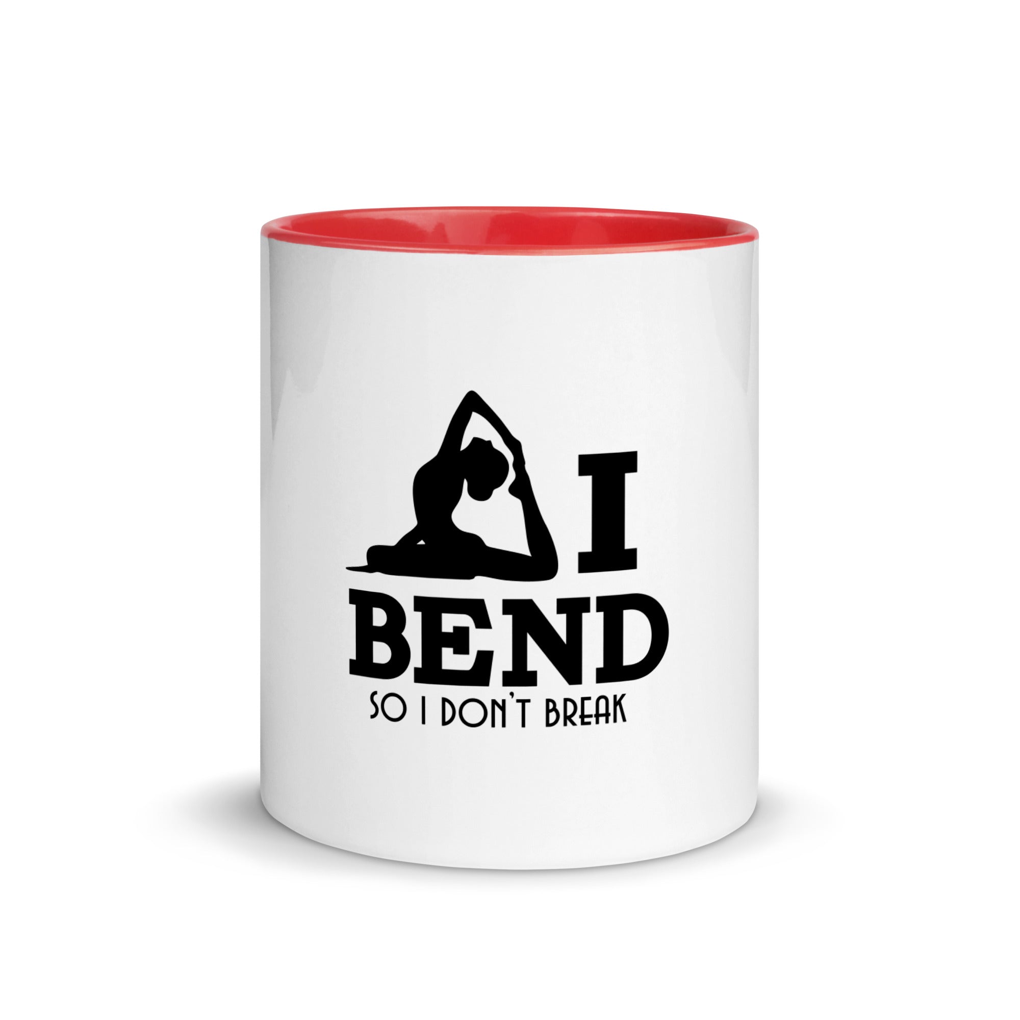 I BEND SO I DON'T BREAK - Mug with Color Inside