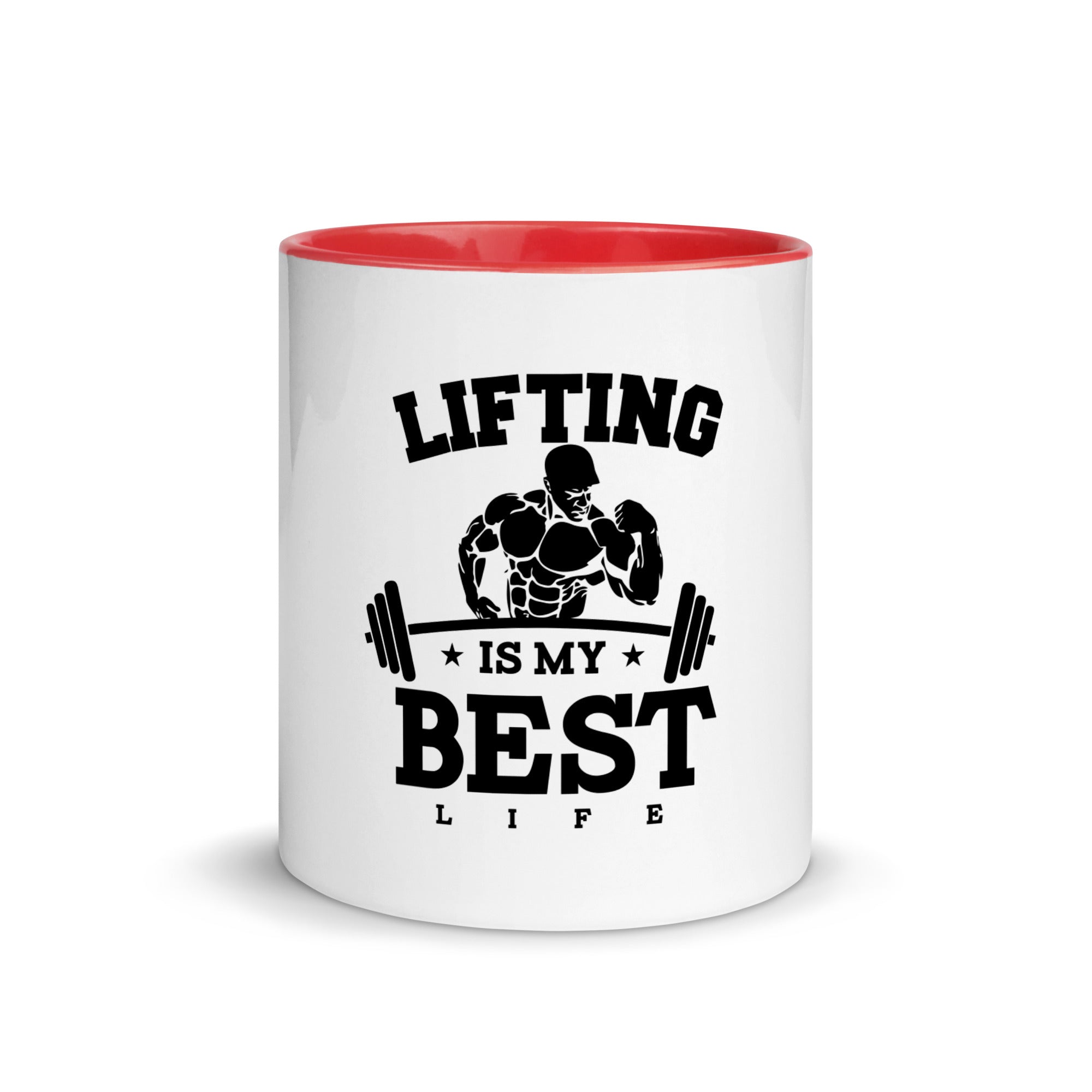 LIFTING IS MY BEST LIFE - Mug with Color Inside