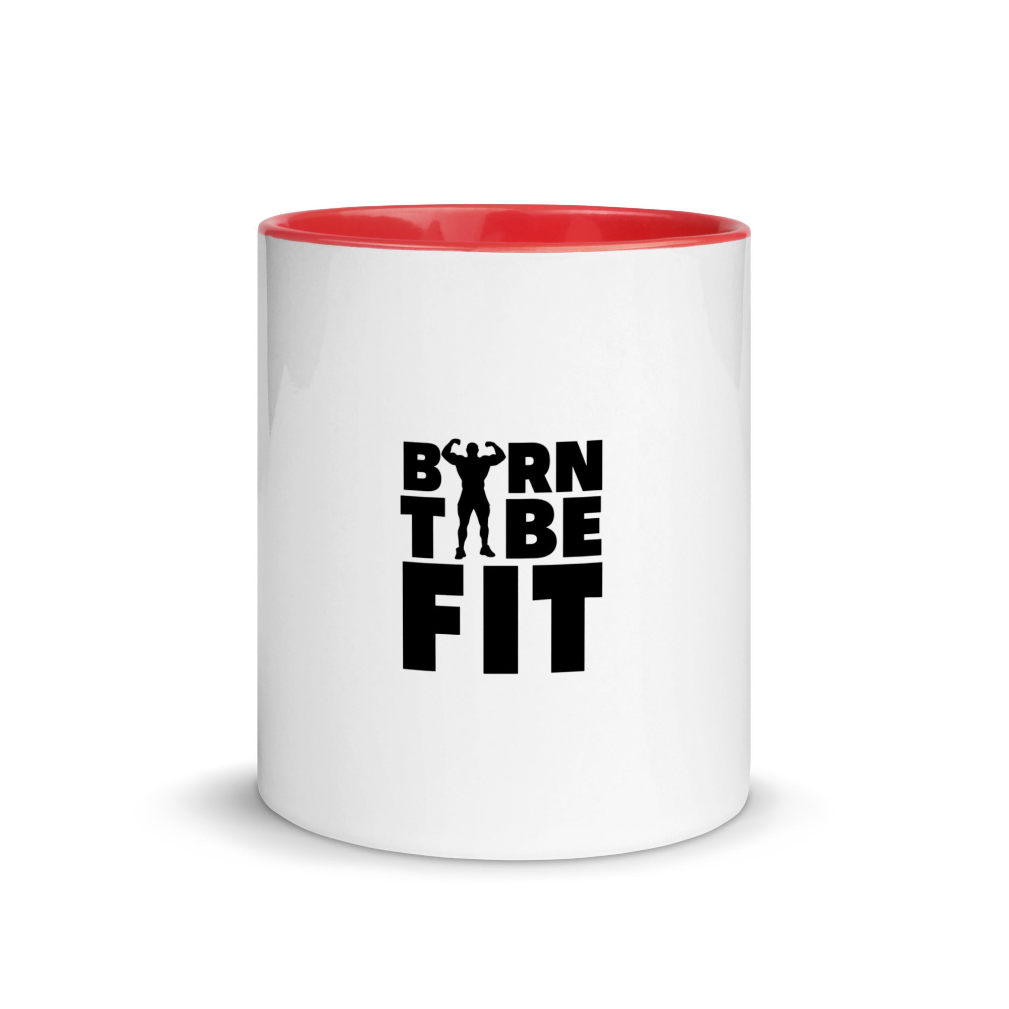 BORN TO BE FIT- Mug with Color Inside