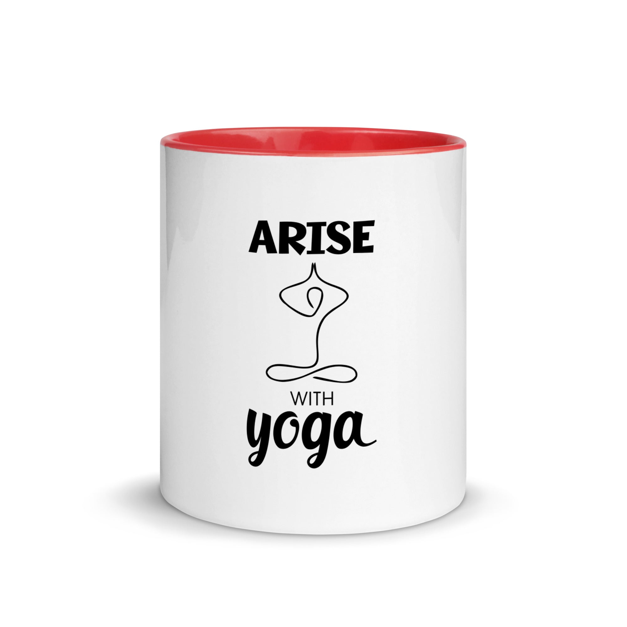ARISE WITH YOGA - Mug with Color Inside