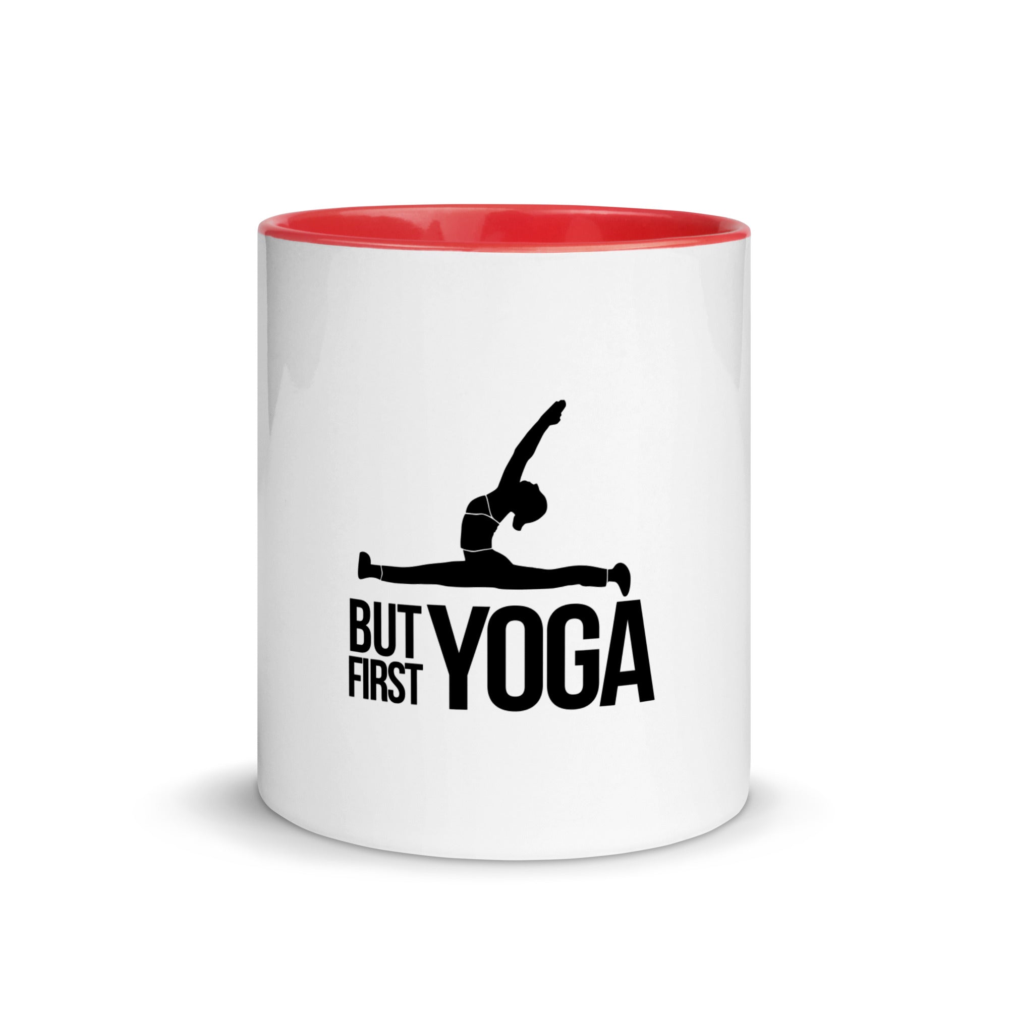 BUT FIRST YOGA - Mug with Color Inside