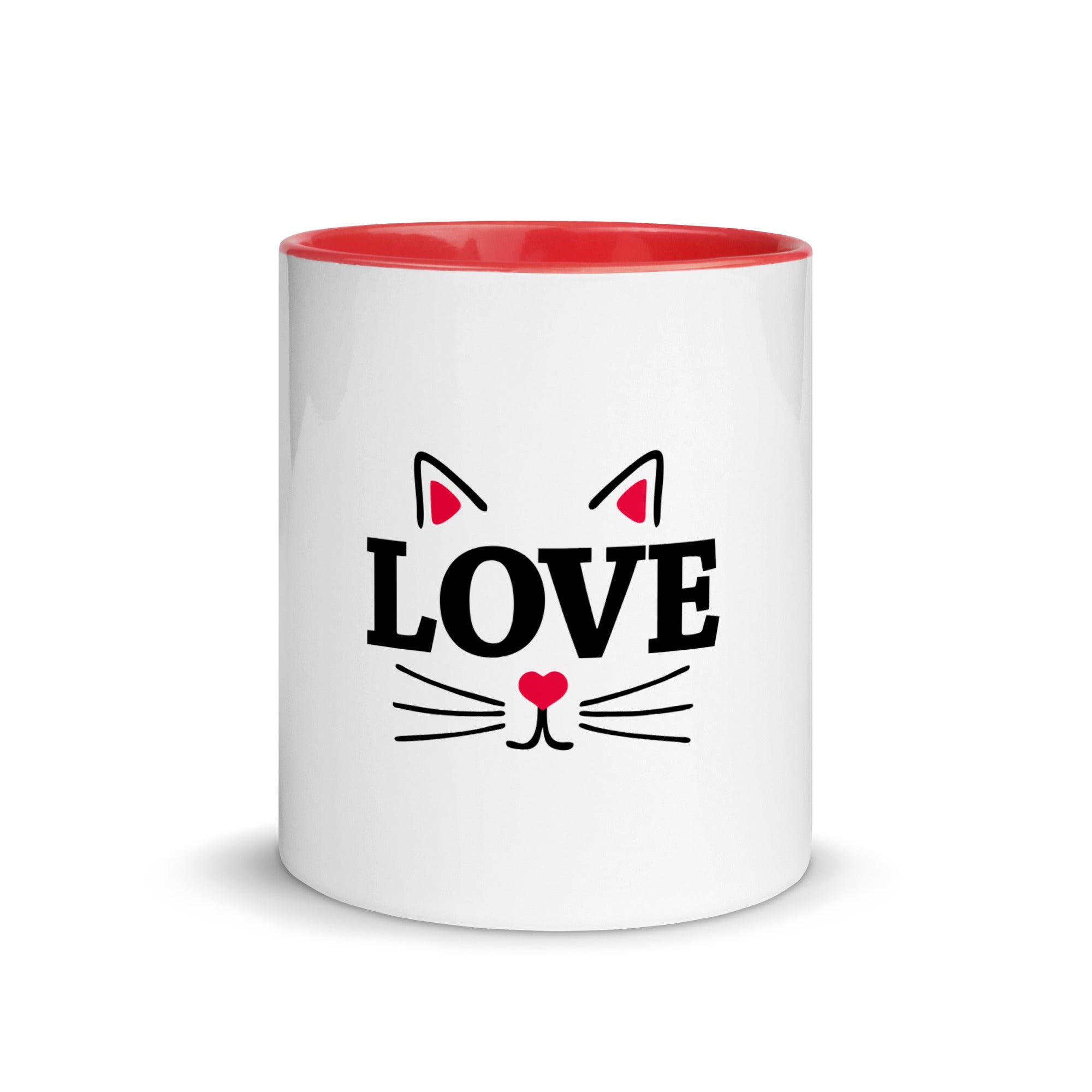 LOVE CATS - Mug with Color Inside