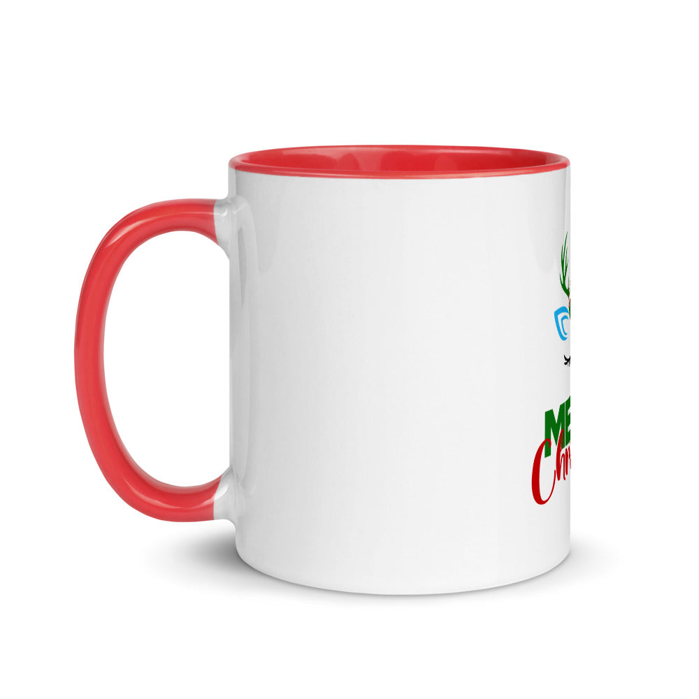 MERRY CHRISTMAS - Mug with Color Inside
