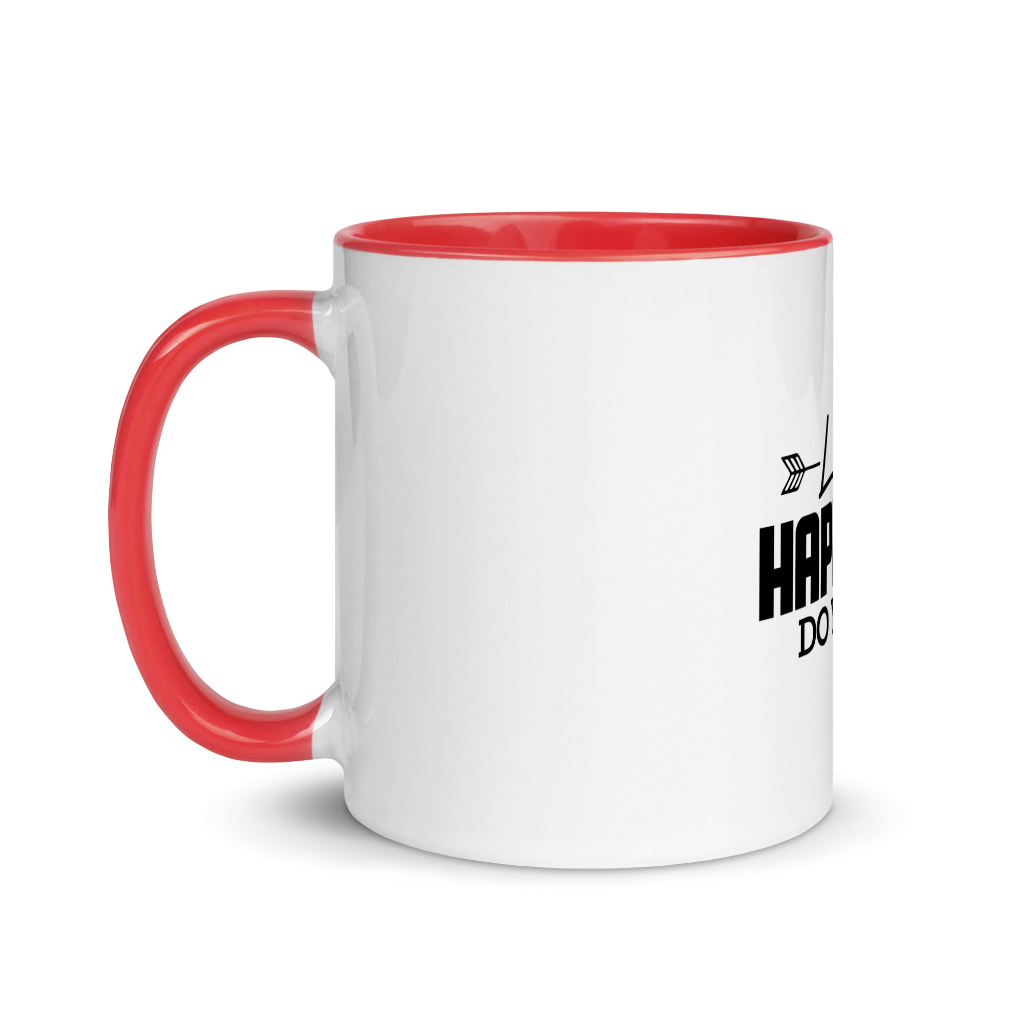 LIFE HAPPENS DO YOGA - Mug with Color Inside