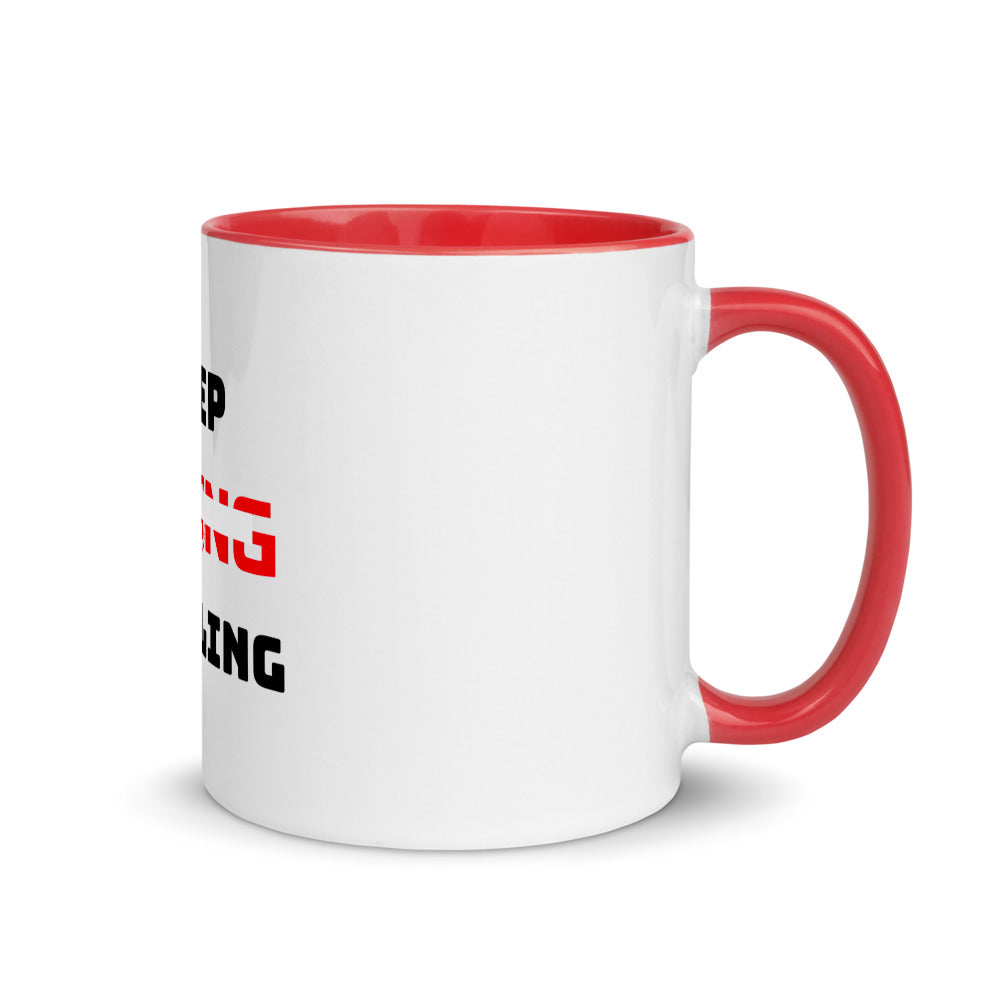 KEEP RISING HUSTLING - Mug with Color Inside