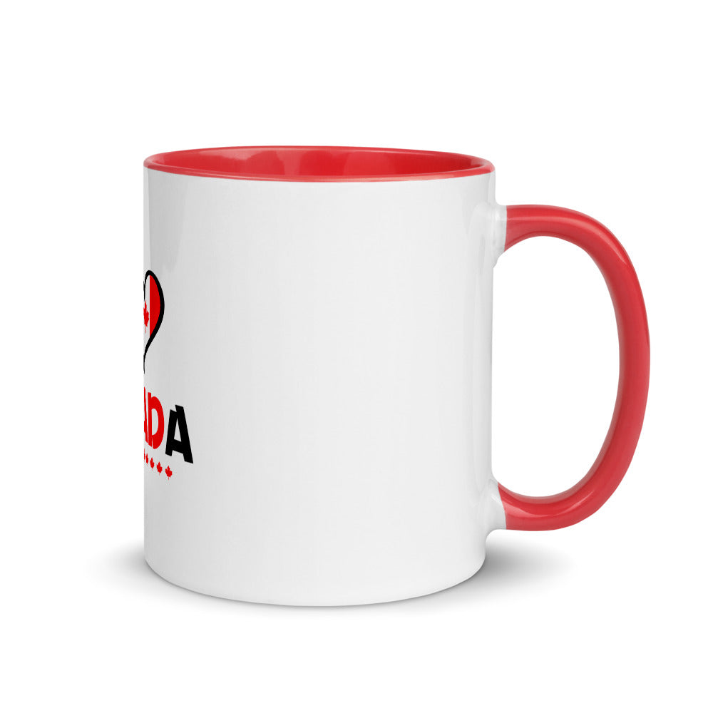 I LOVE CANADA - Mug with Color Inside