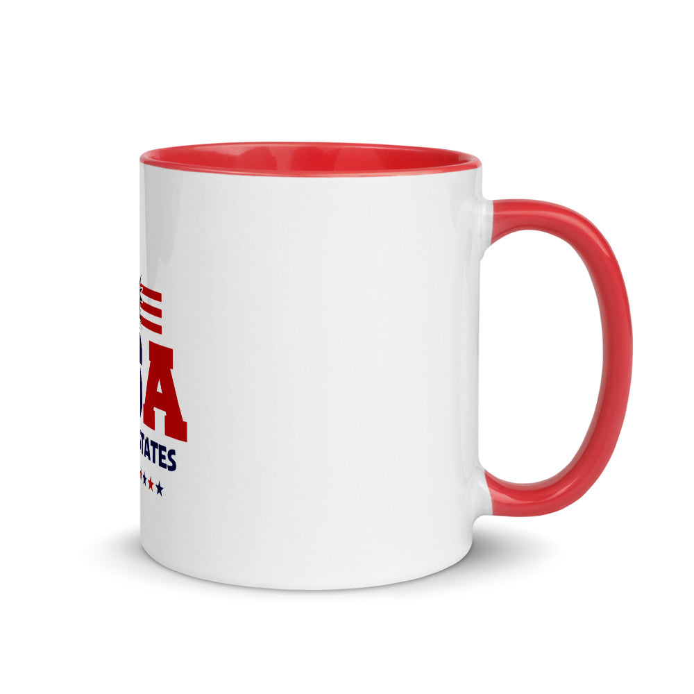 UNITED STATES OF AMERICA - Mug with Color Inside