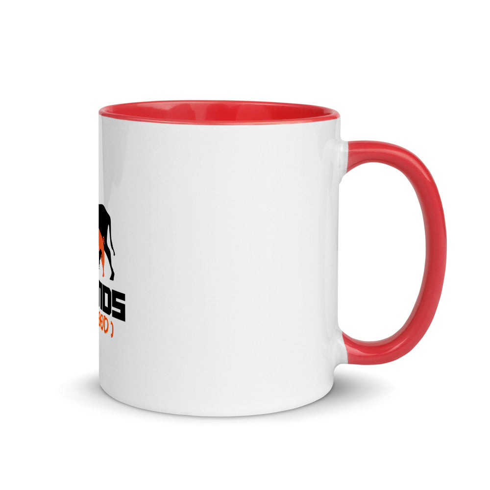 FRIENDS NOT FOOD - Mug with Color Inside