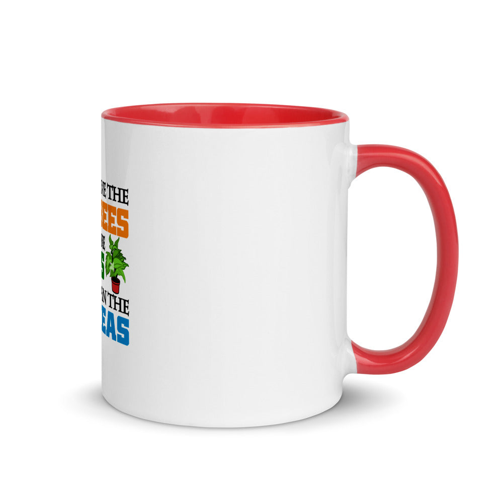 SAVE THE BEES - Mug with Color Inside