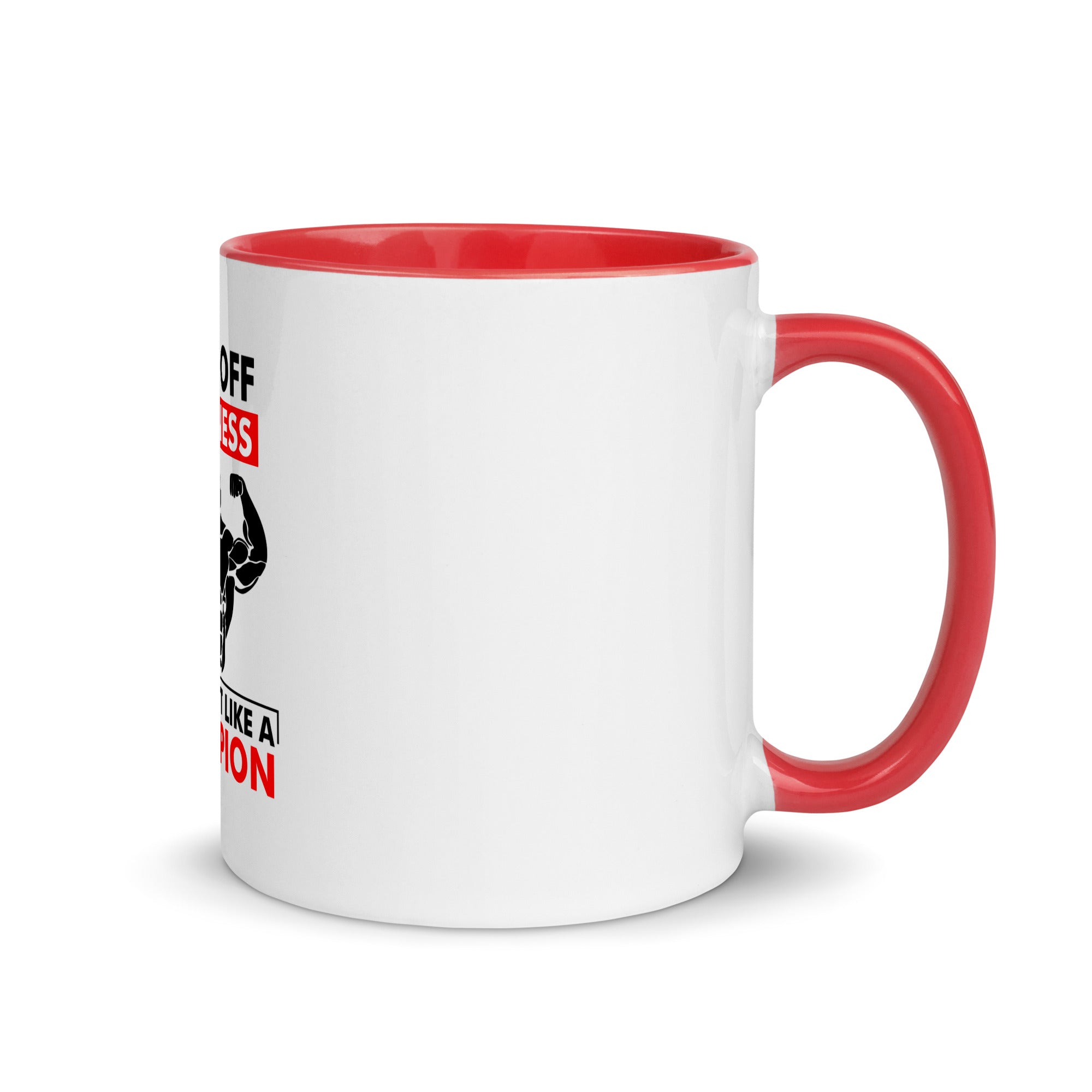 KICK OFF LAZINESS - Mug with Color Inside