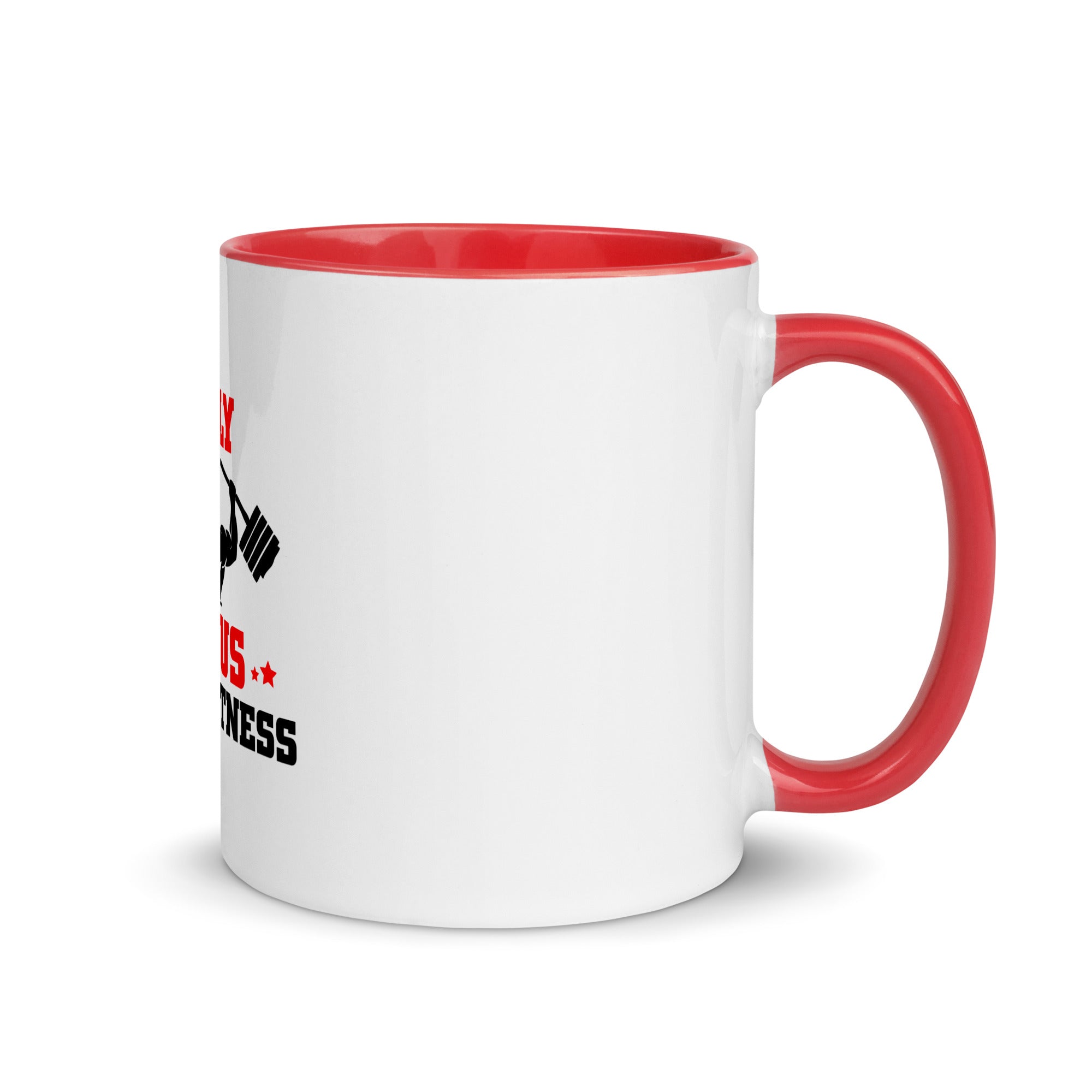 ONLY FOCUS YOUR FITNESS - Mug with Color Inside