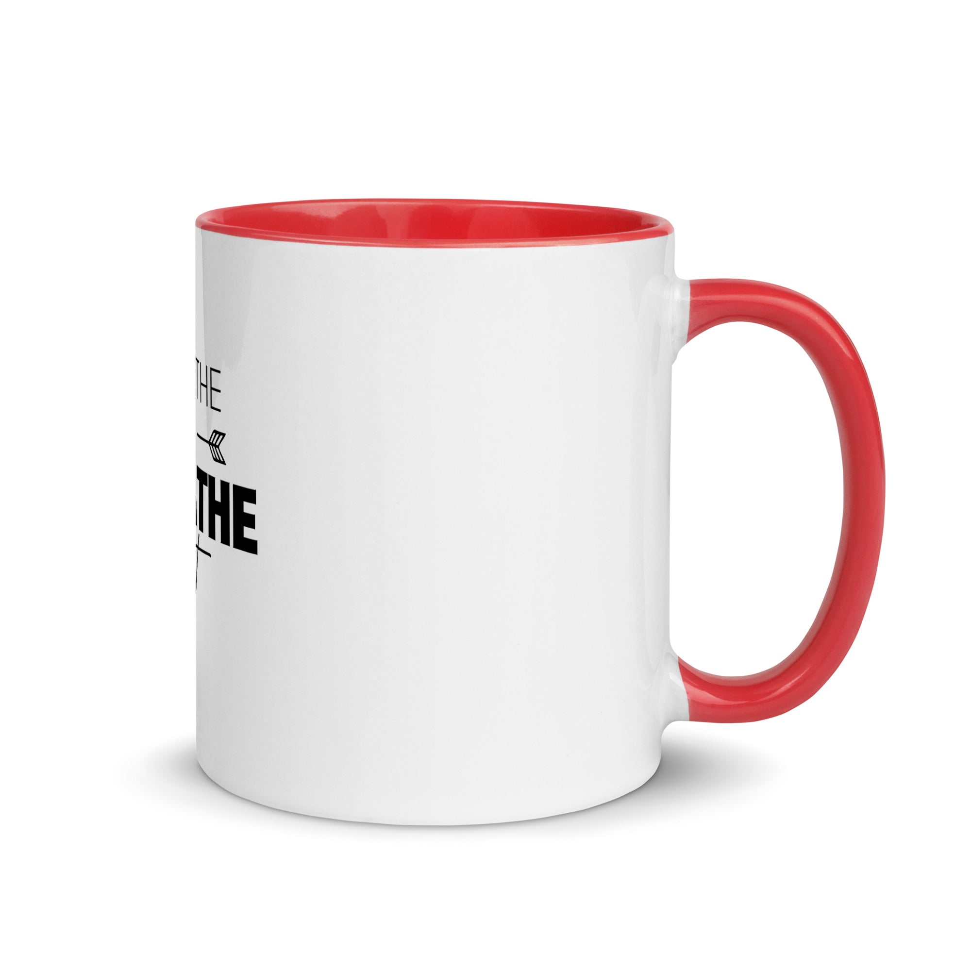 BREATHE IN BREATHE OUT - Mug with Color Inside