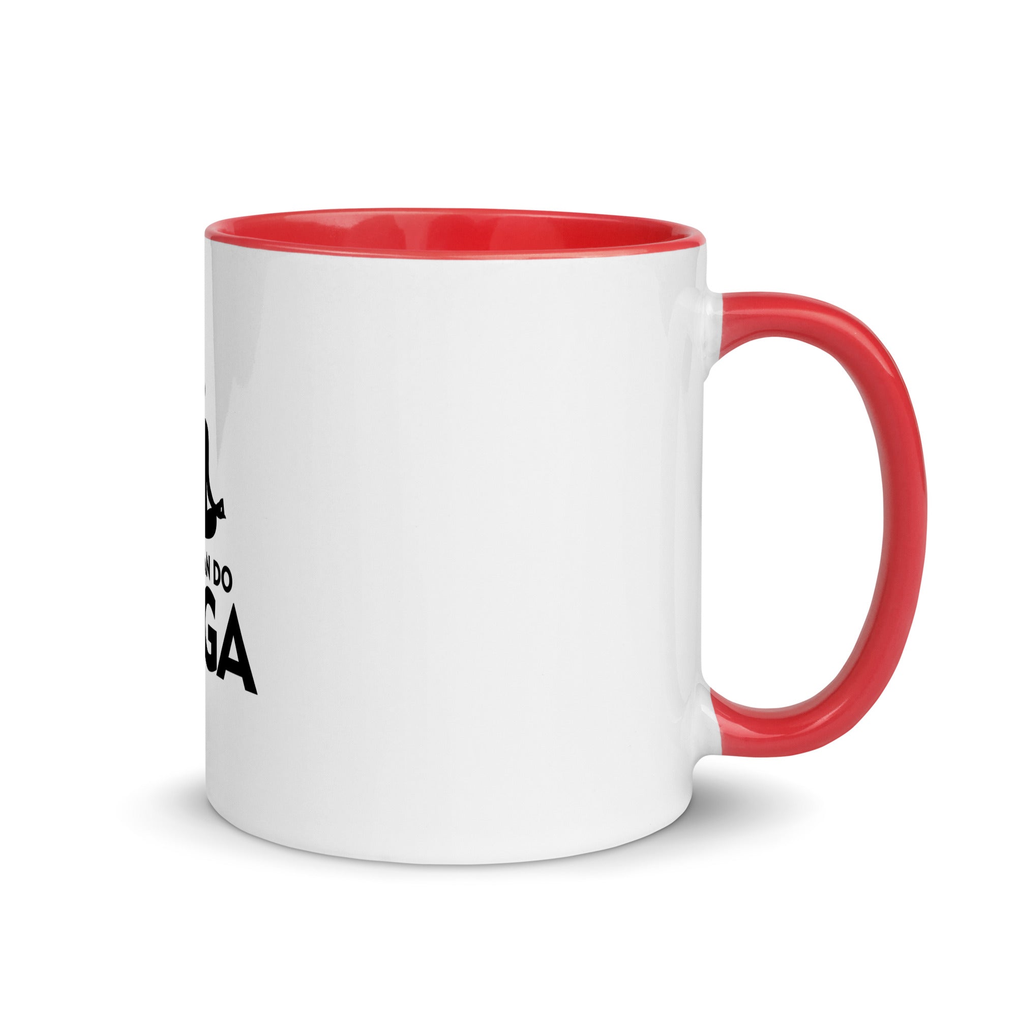 REAL MAN DO YOGA - Mug with Color Inside