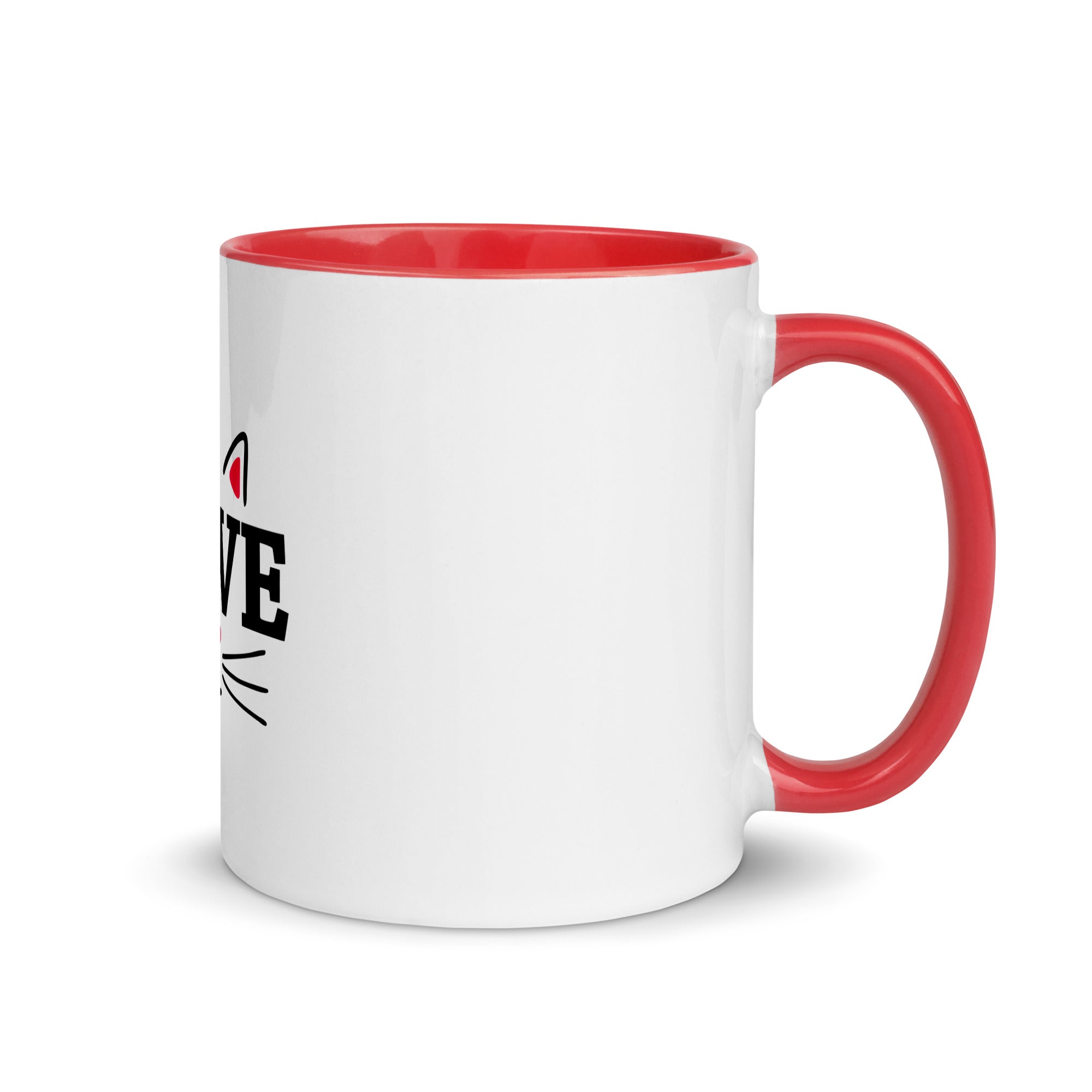 LOVE CATS - Mug with Color Inside