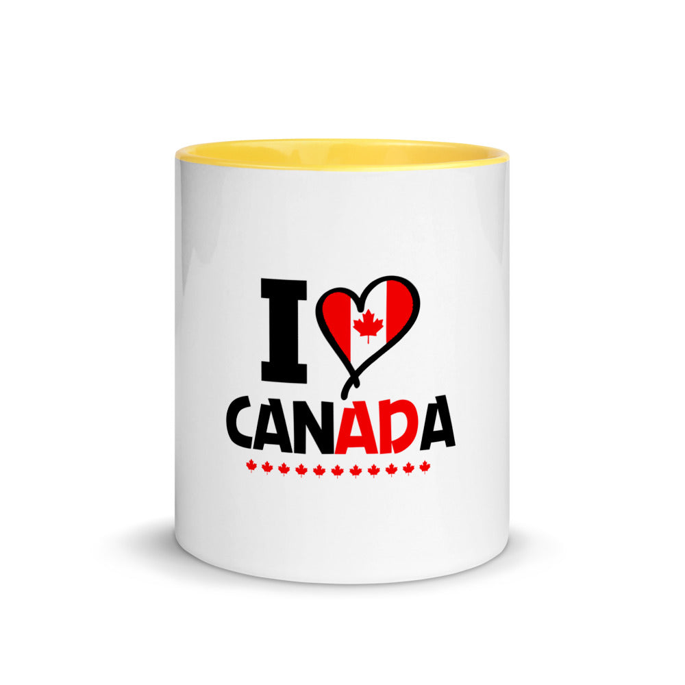I LOVE CANADA - Mug with Color Inside