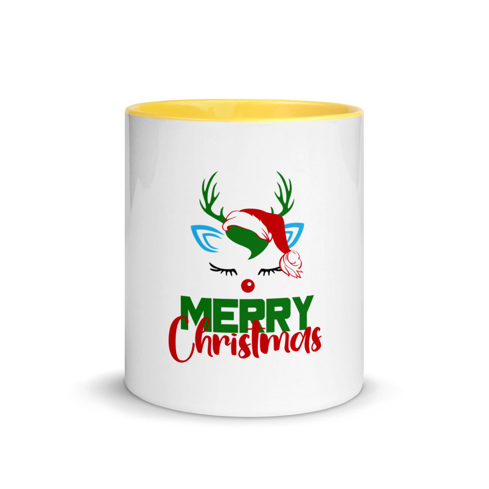 MERRY CHRISTMAS - Mug with Color Inside