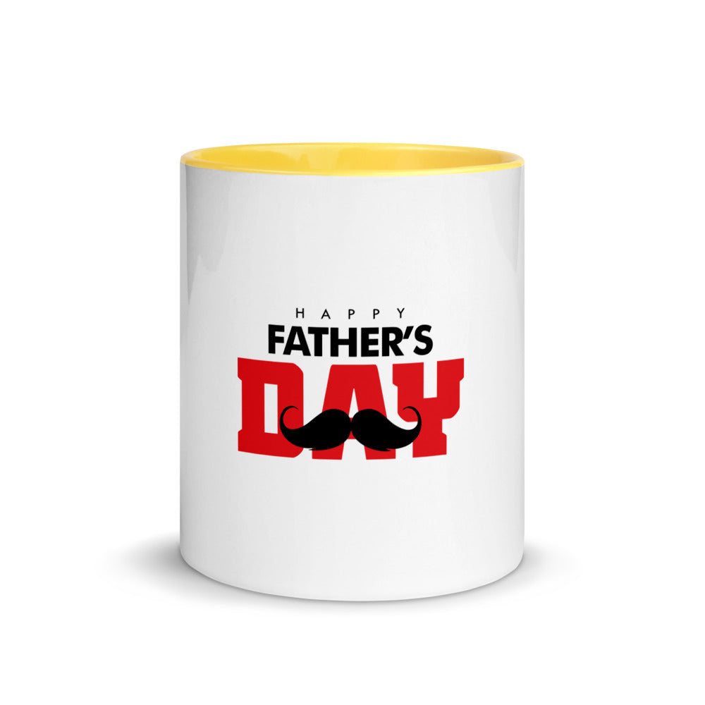 HAPPY FATHER'S DAY - Mug with Color Inside
