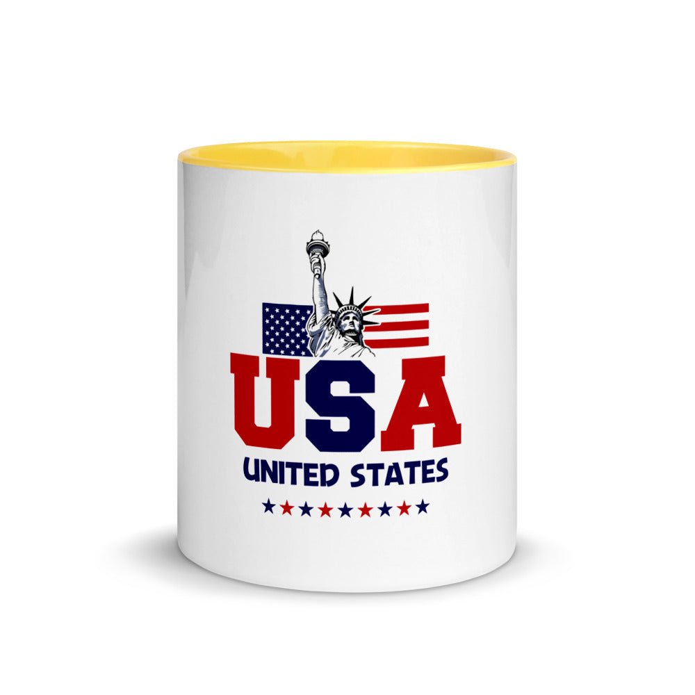 UNITED STATES OF AMERICA - Mug with Color Inside