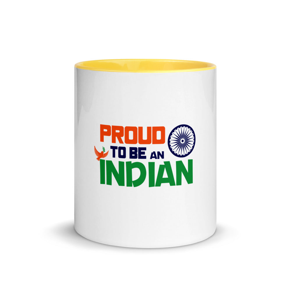 PROUD TO BE AN INDIAN - Mug with Color Inside
