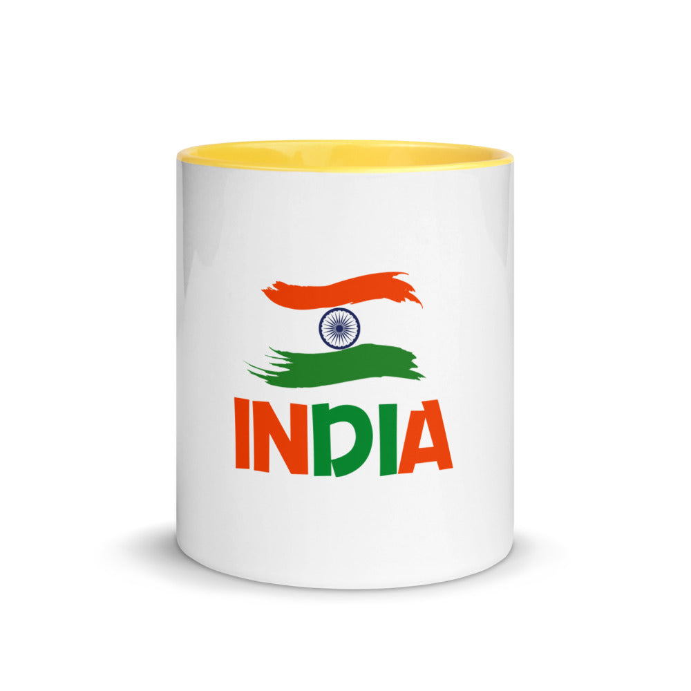 INDIA - Mug with Color Inside