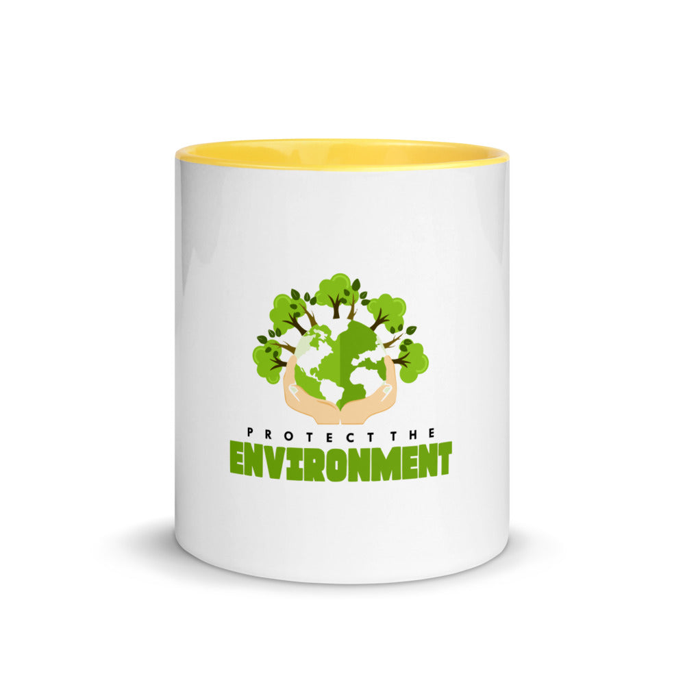 PROTECT THE ENVIRONMENT - Mug with Color Inside