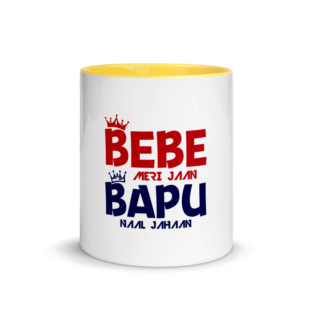 BEBE MERI JAAN BAPU NAAL JAHAAN - Mug with Color Inside