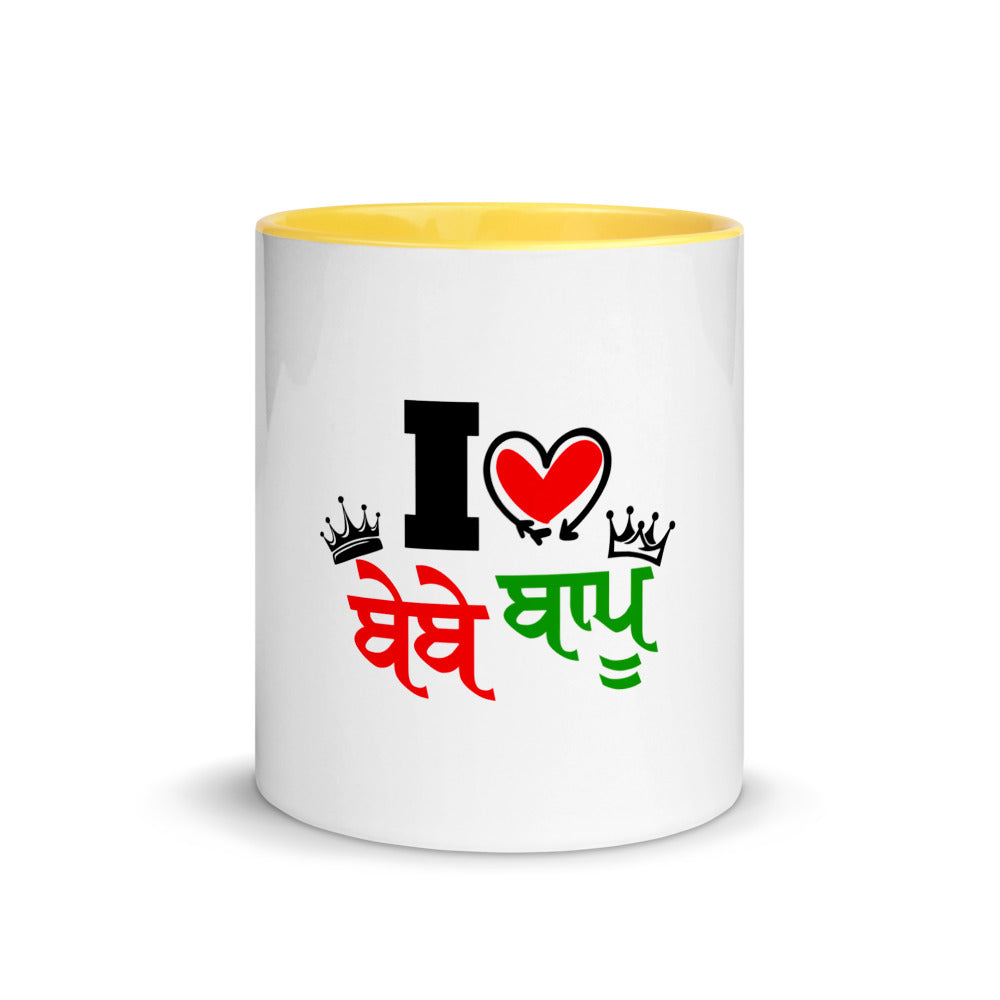 I LOVE BEBE BAPU - Mug with Color Inside