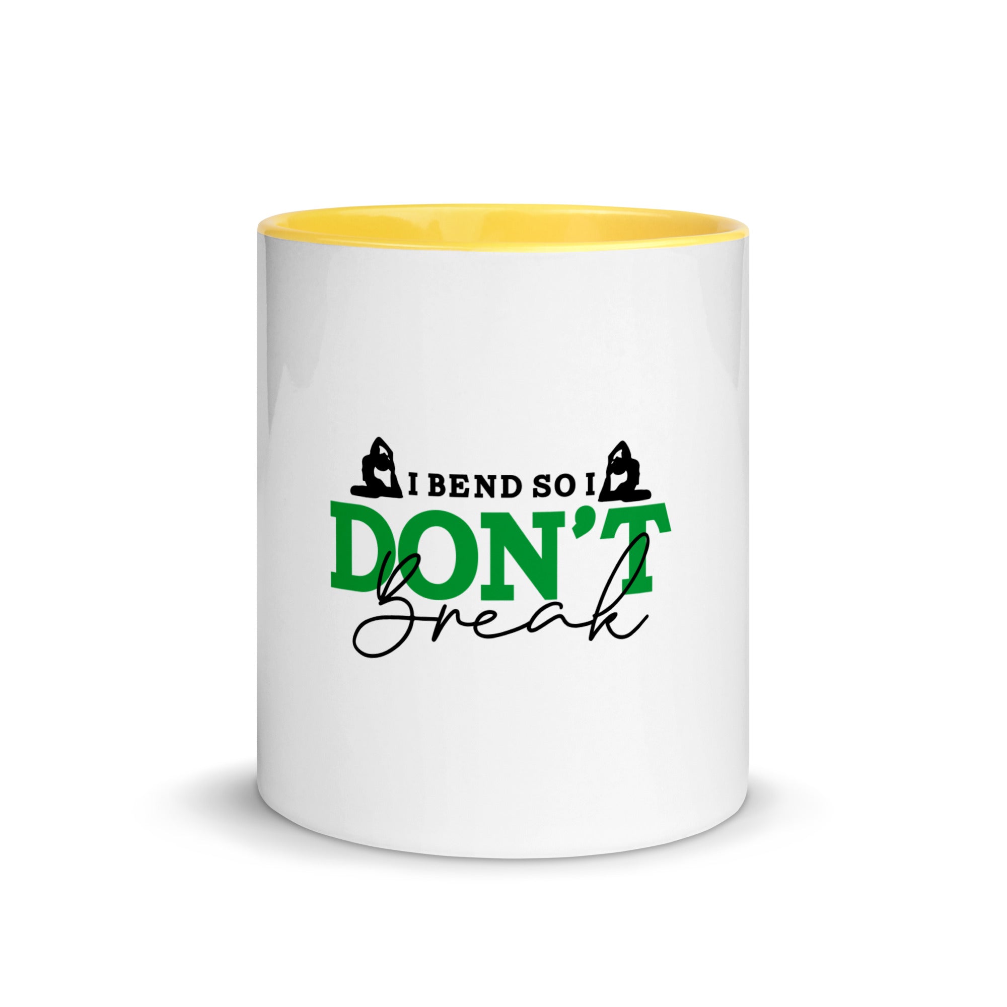I BEND SO I DON'T BREAK - Mug with Color Inside