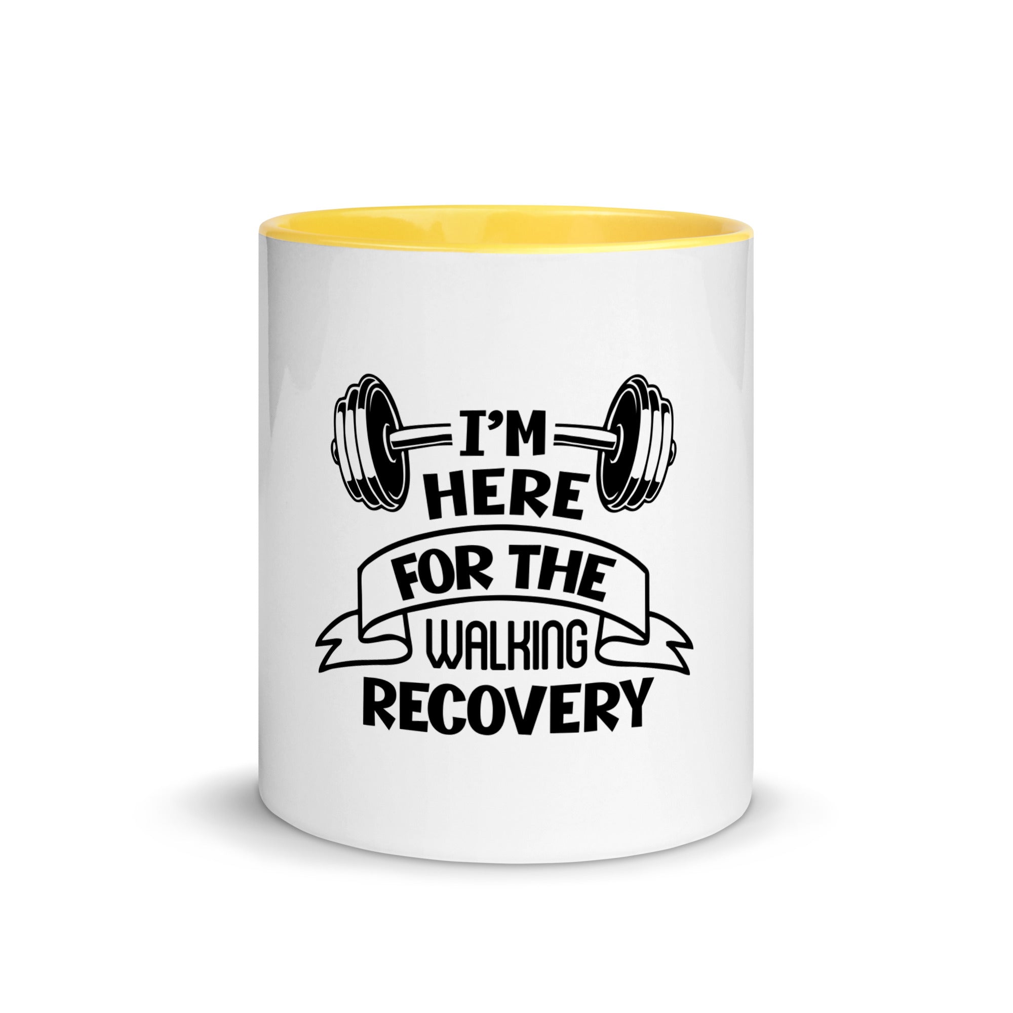 I'M HERE FOR THE WALKING RECOVERY - Mug with Color Inside