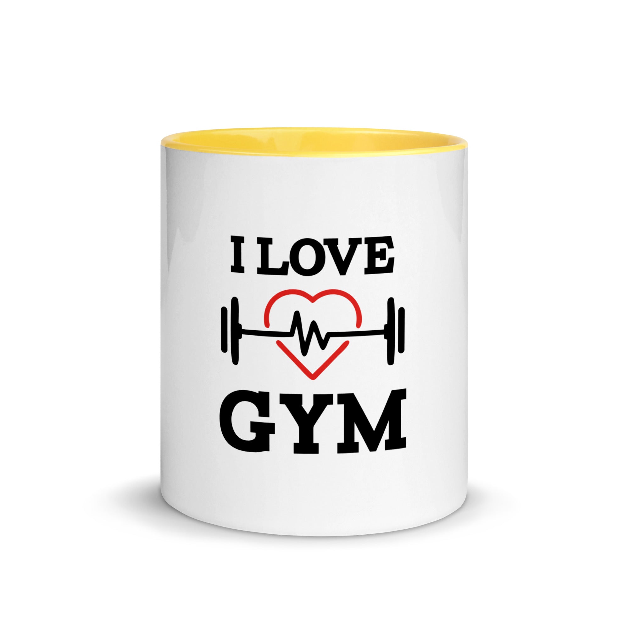 I LOVE GYM - Mug with Color Inside