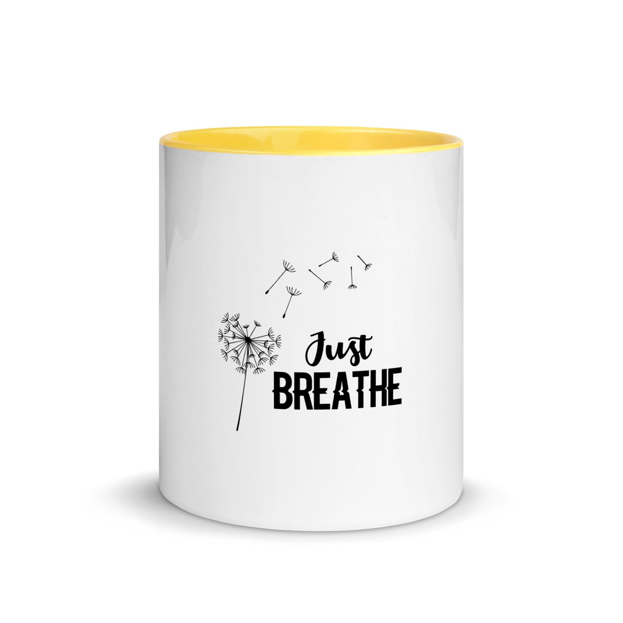 JUST BREATHE - Mug with Color Inside