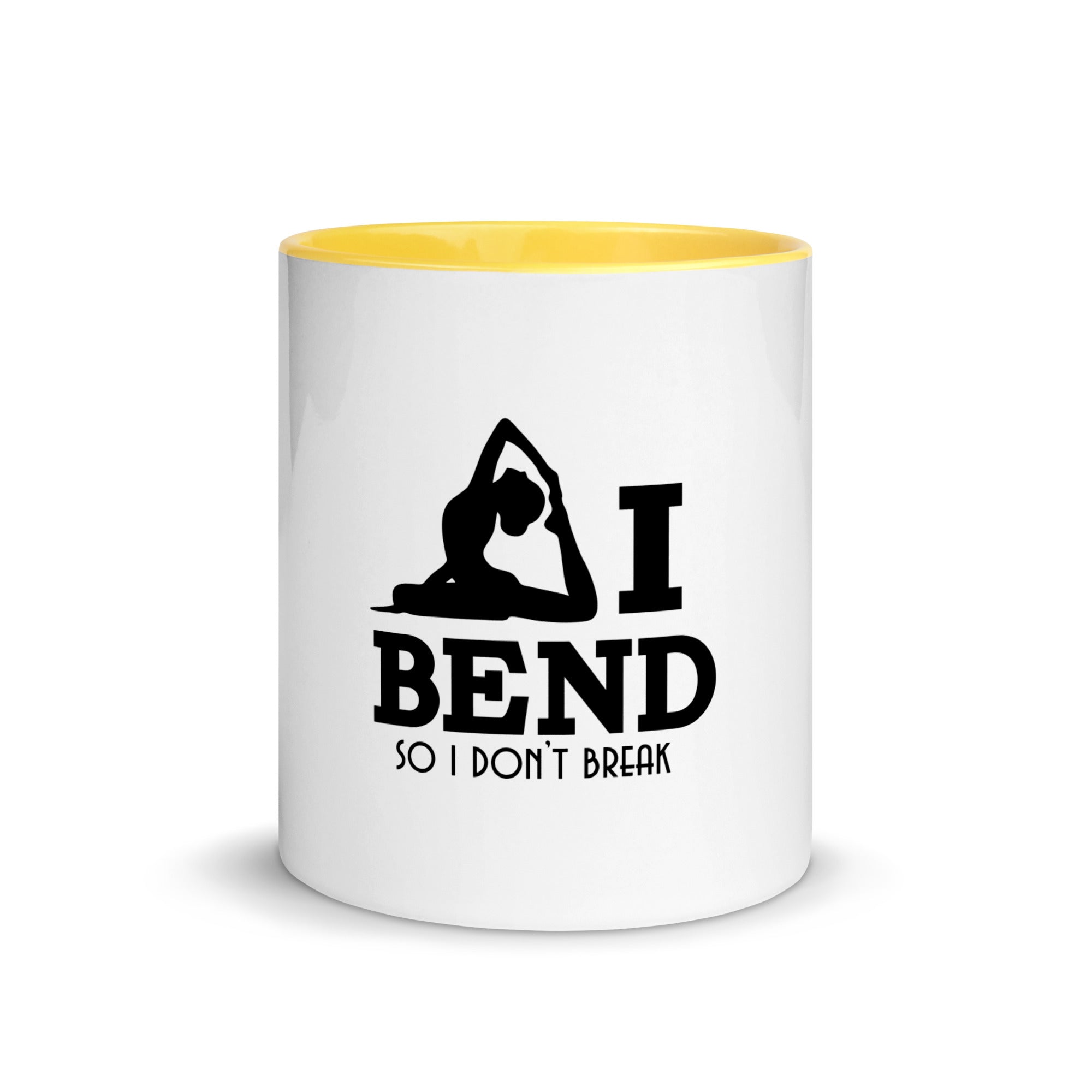 I BEND SO I DON'T BREAK - Mug with Color Inside