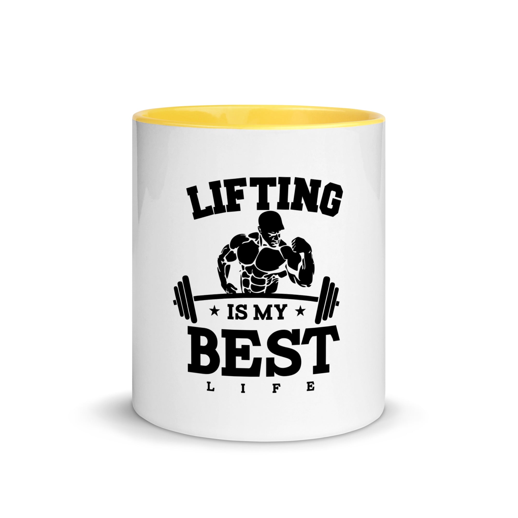 LIFTING IS MY BEST LIFE - Mug with Color Inside