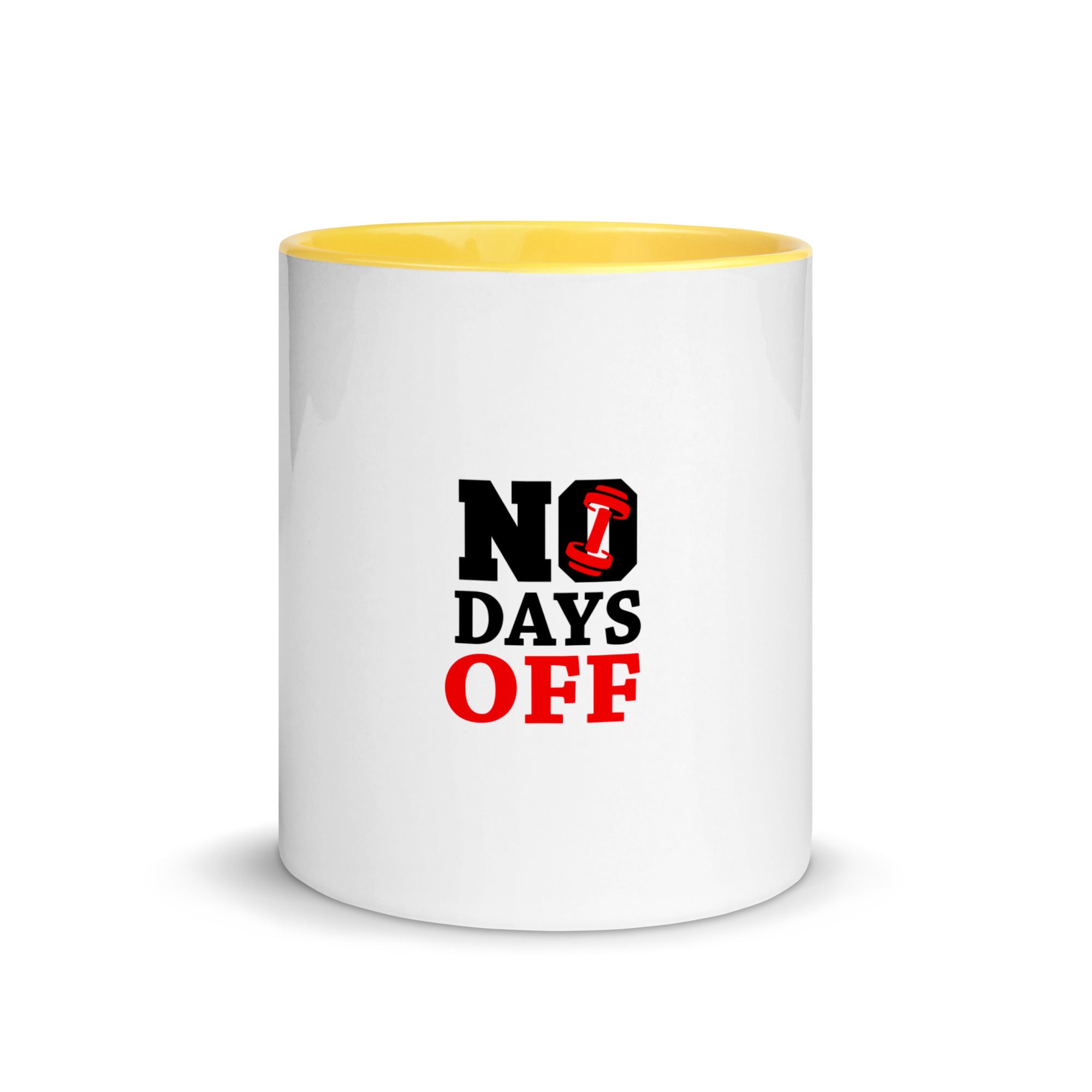 NO DAYS OFF - Mug with Color Inside