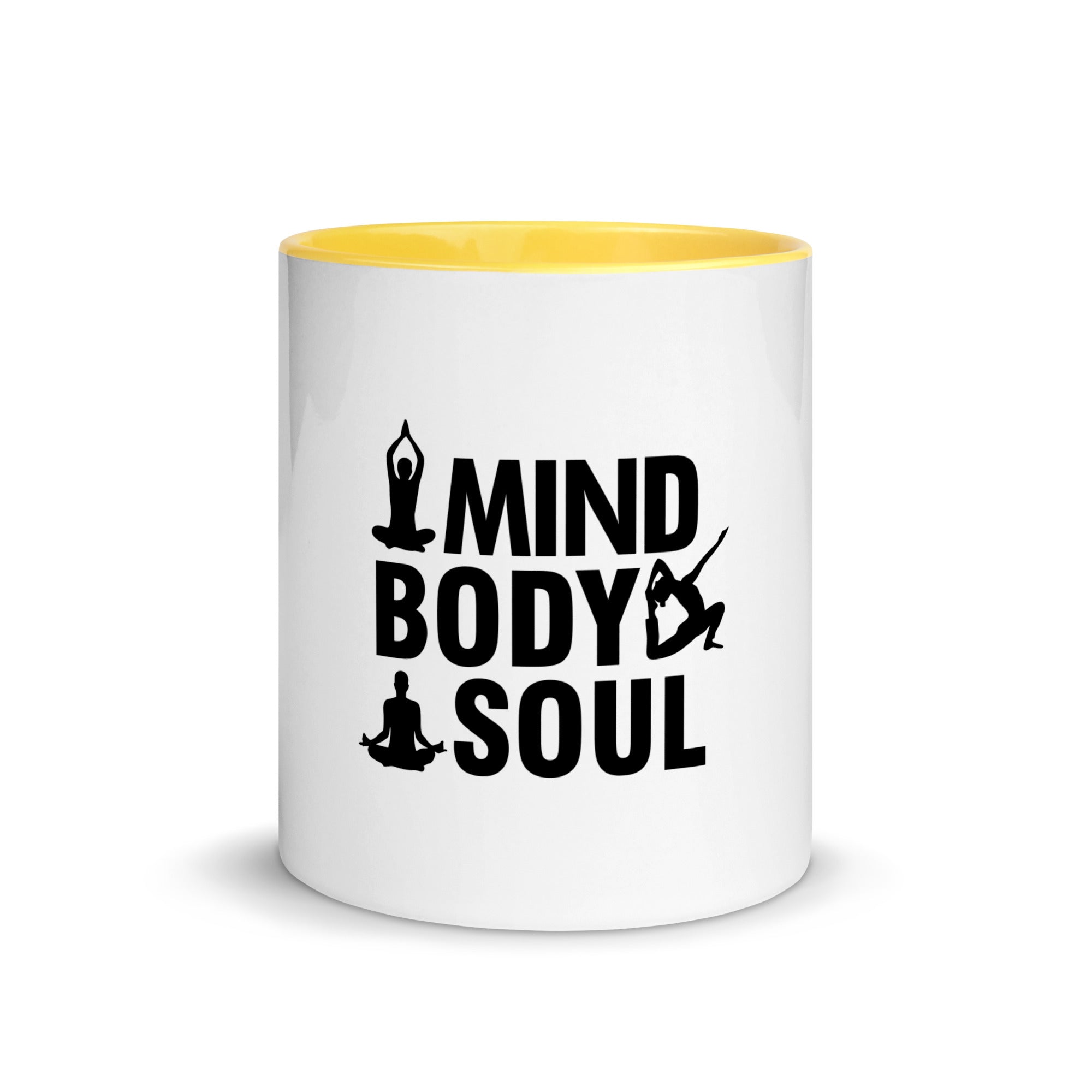 MIND BODY SOUL - Mug with Color Inside