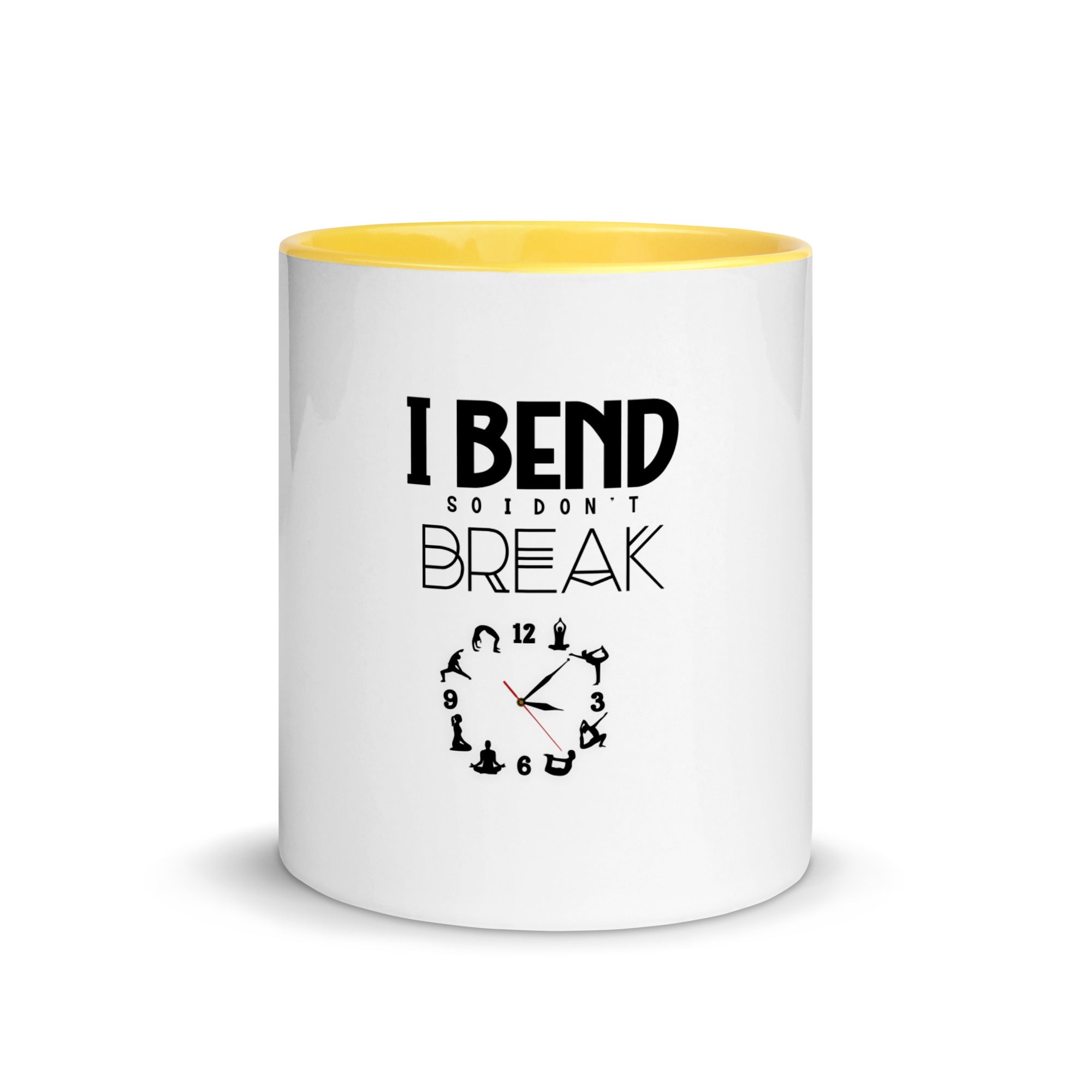 I BEND SO I DON'T BREAK - Mug with Color Inside