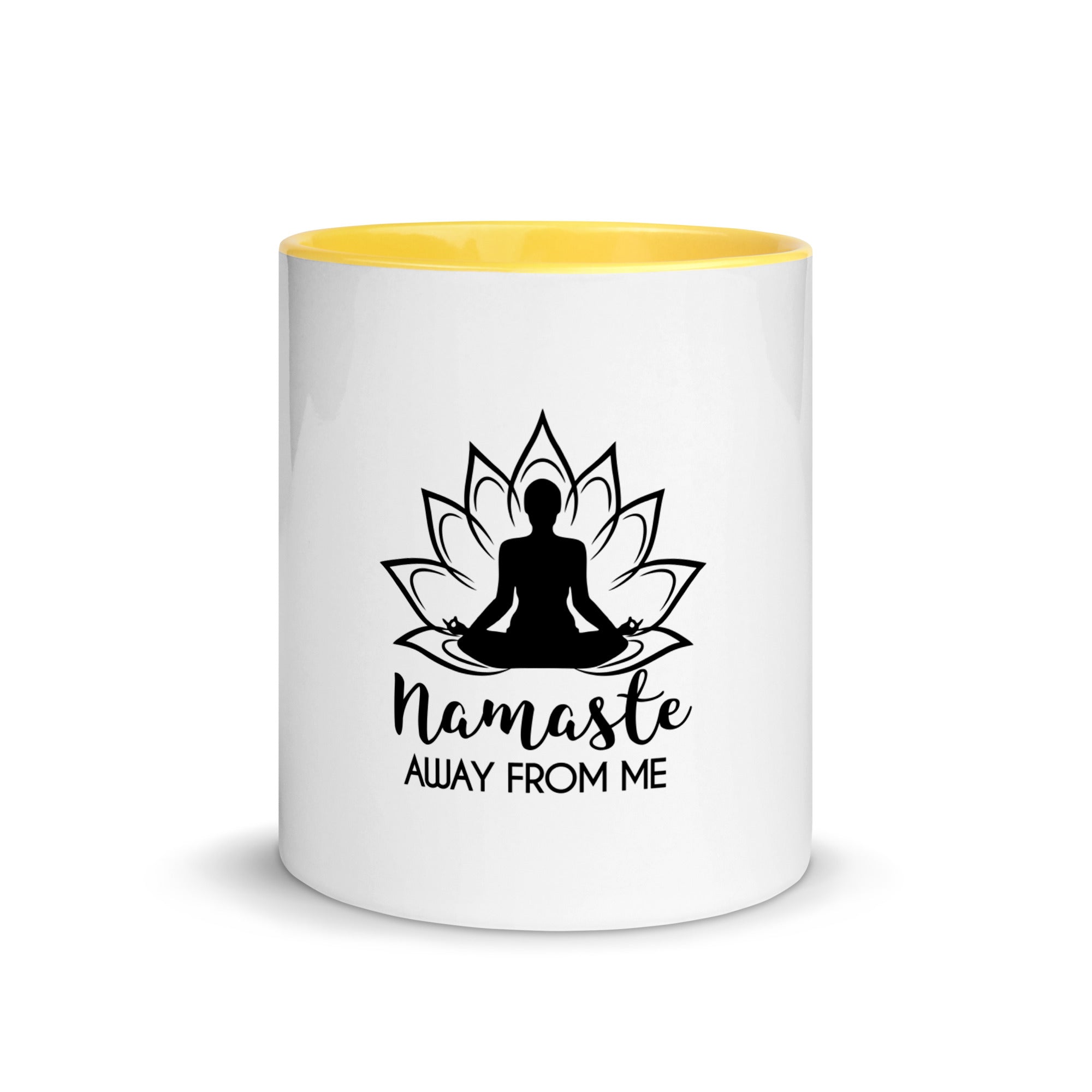 NAMASTE AWAY FROM ME - Mug with Color Inside