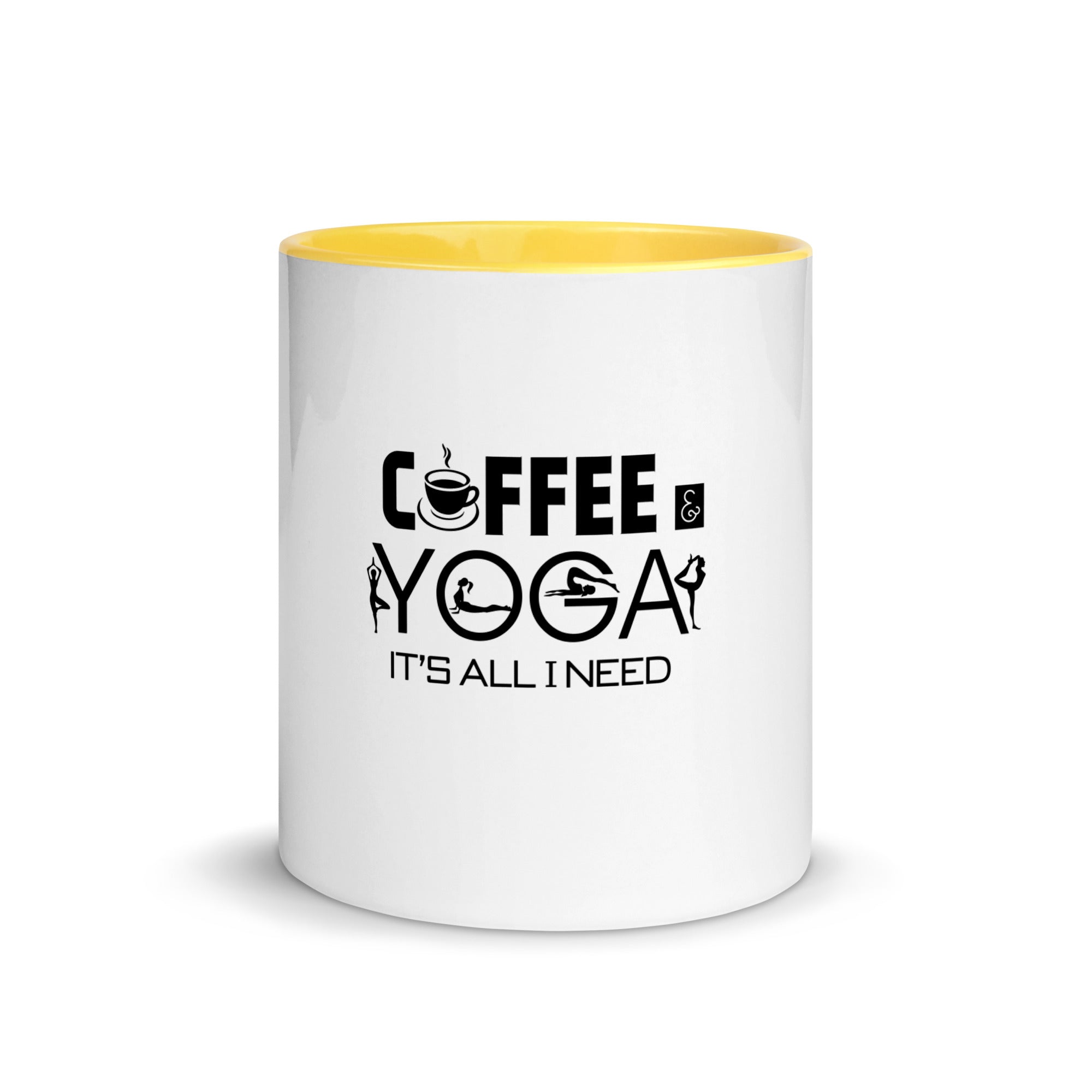 COFFEE YOGA IT'S ALL I NEED - Mug with Color Inside