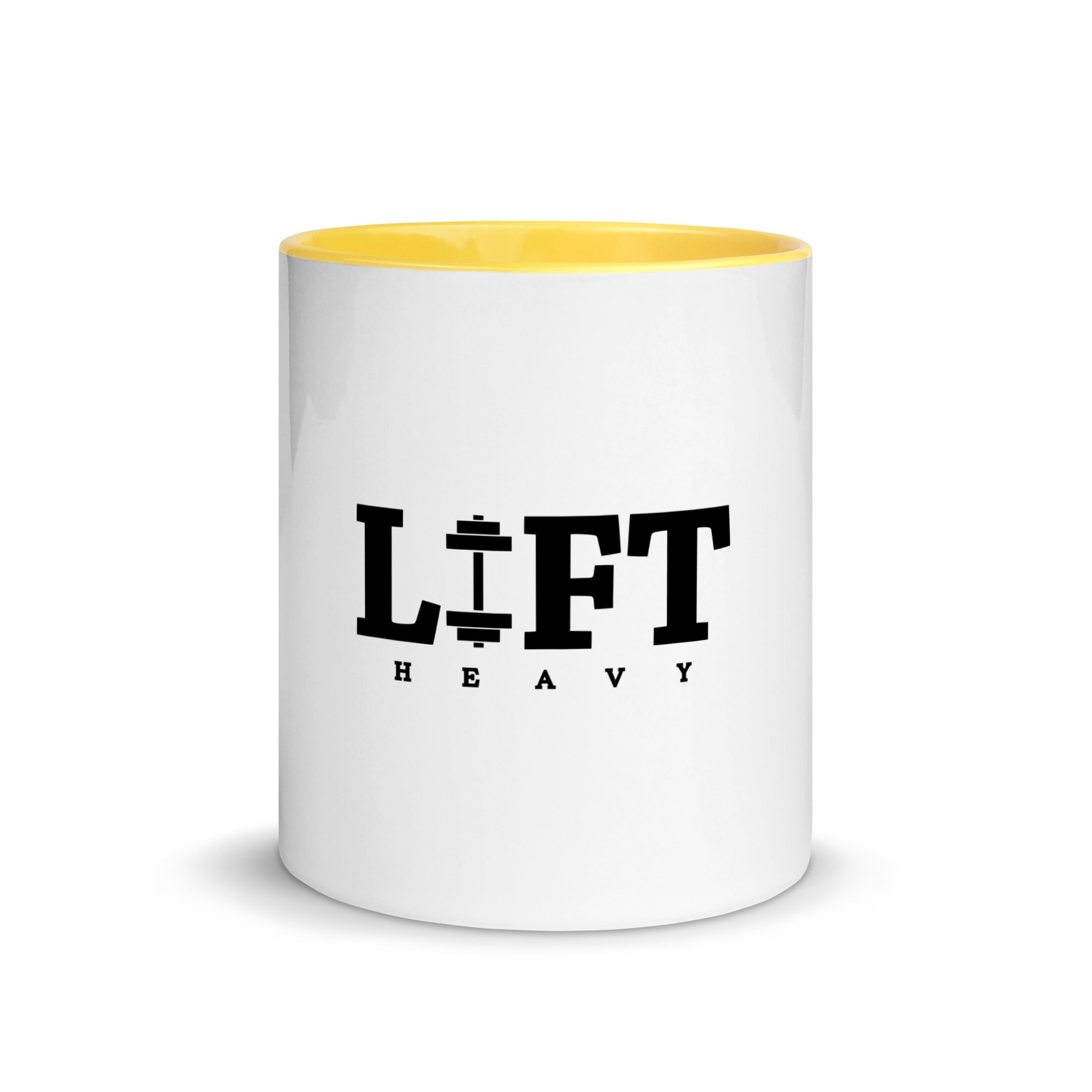 LIFT HEAVY - Mug with Color Inside