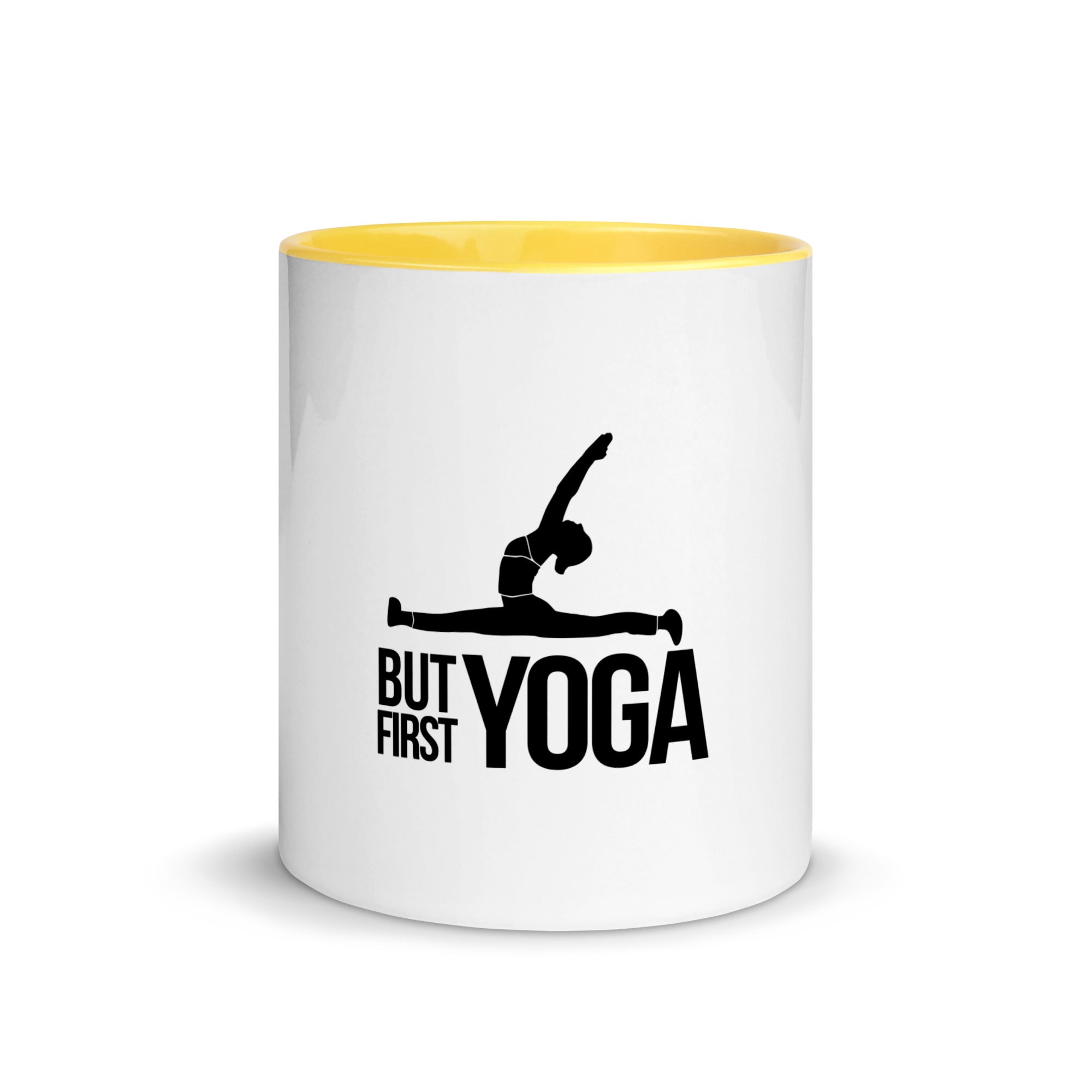 BUT FIRST YOGA - Mug with Color Inside