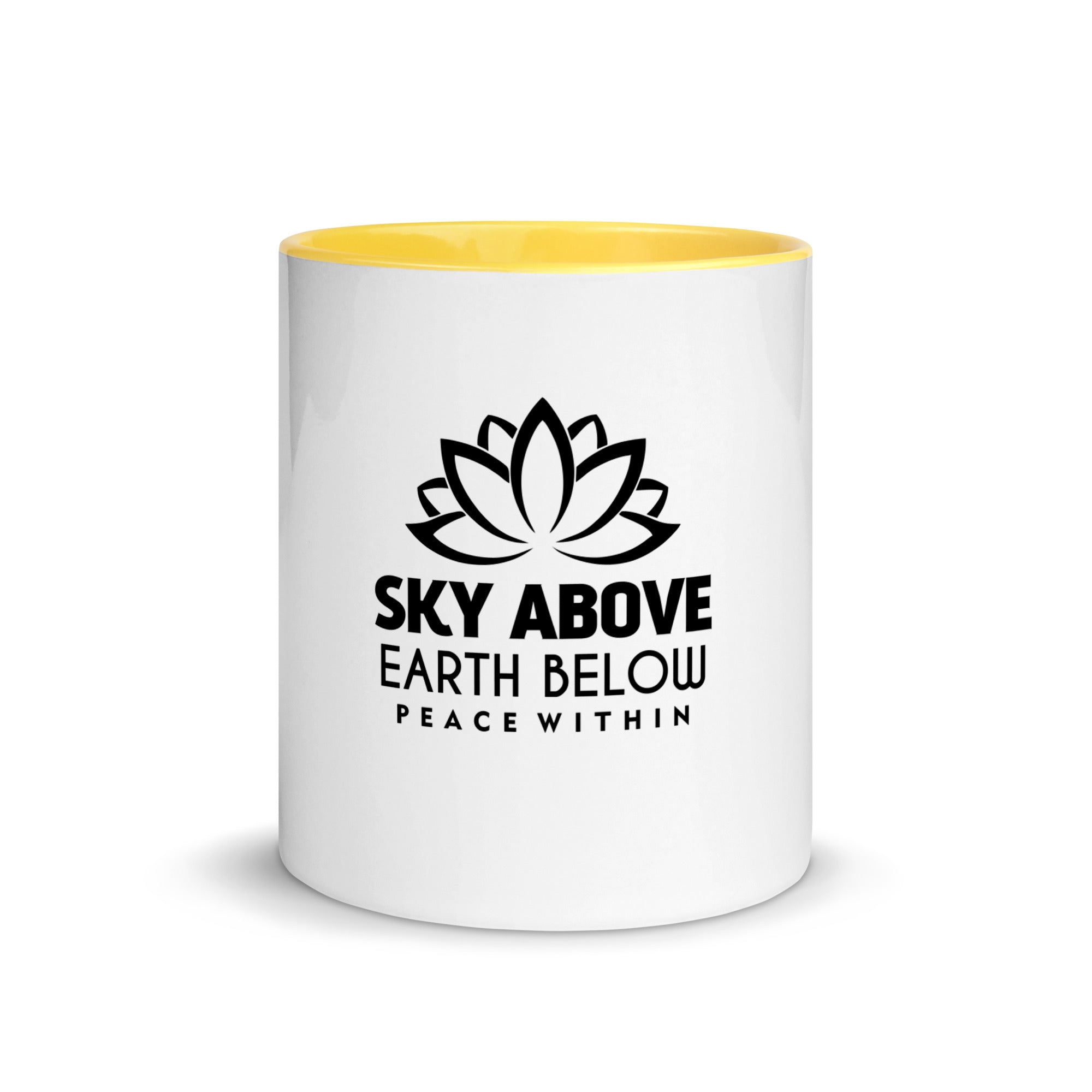 SKY ABOVE EARTH BELOW - Mug with Color Inside