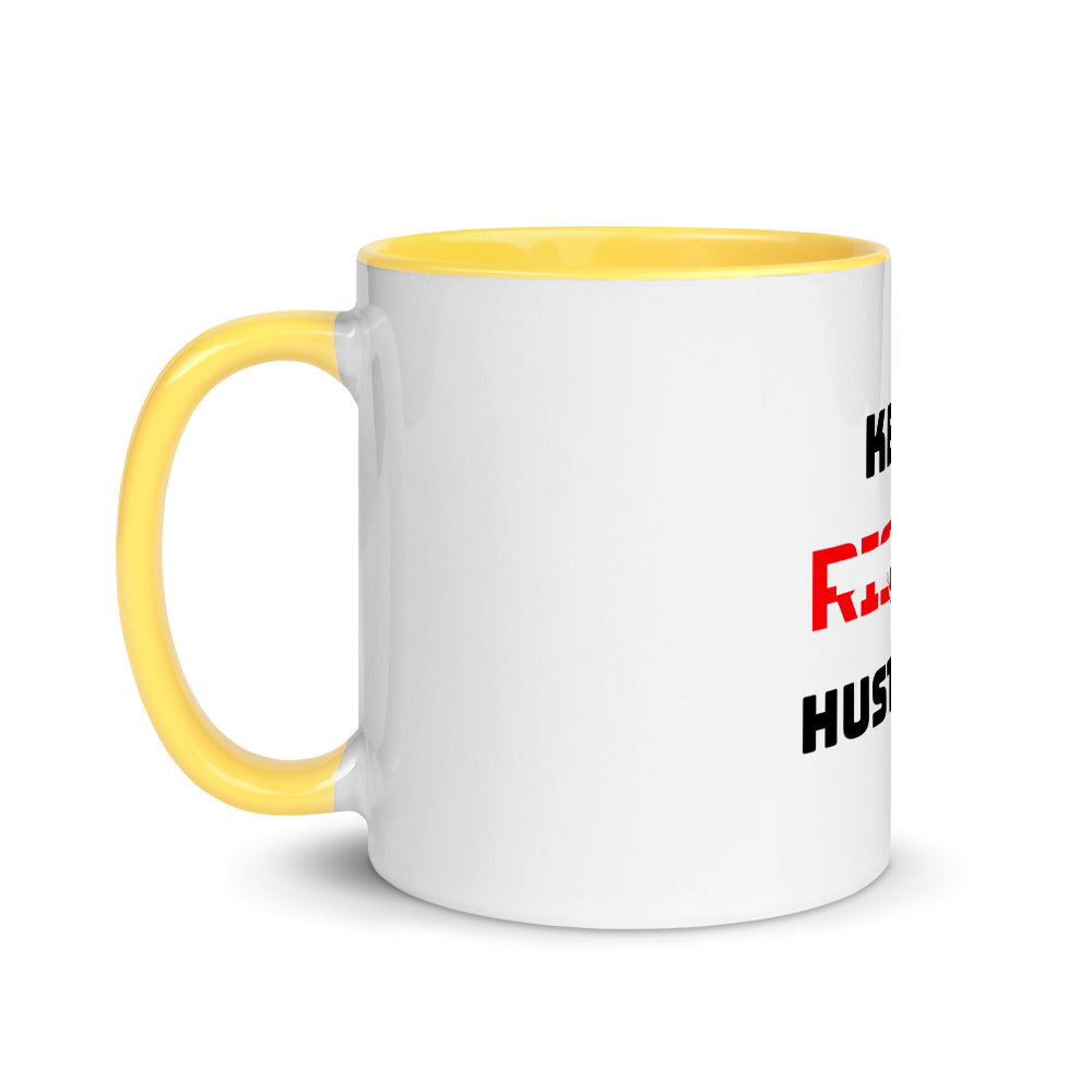 KEEP RISING HUSTLING - Mug with Color Inside