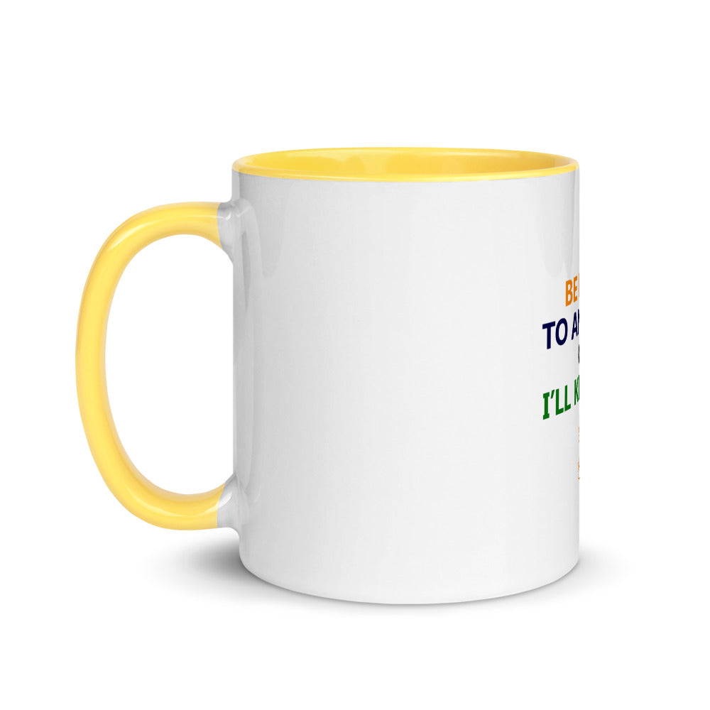 BE KIND TO ANIMALS - Mug with Color Inside