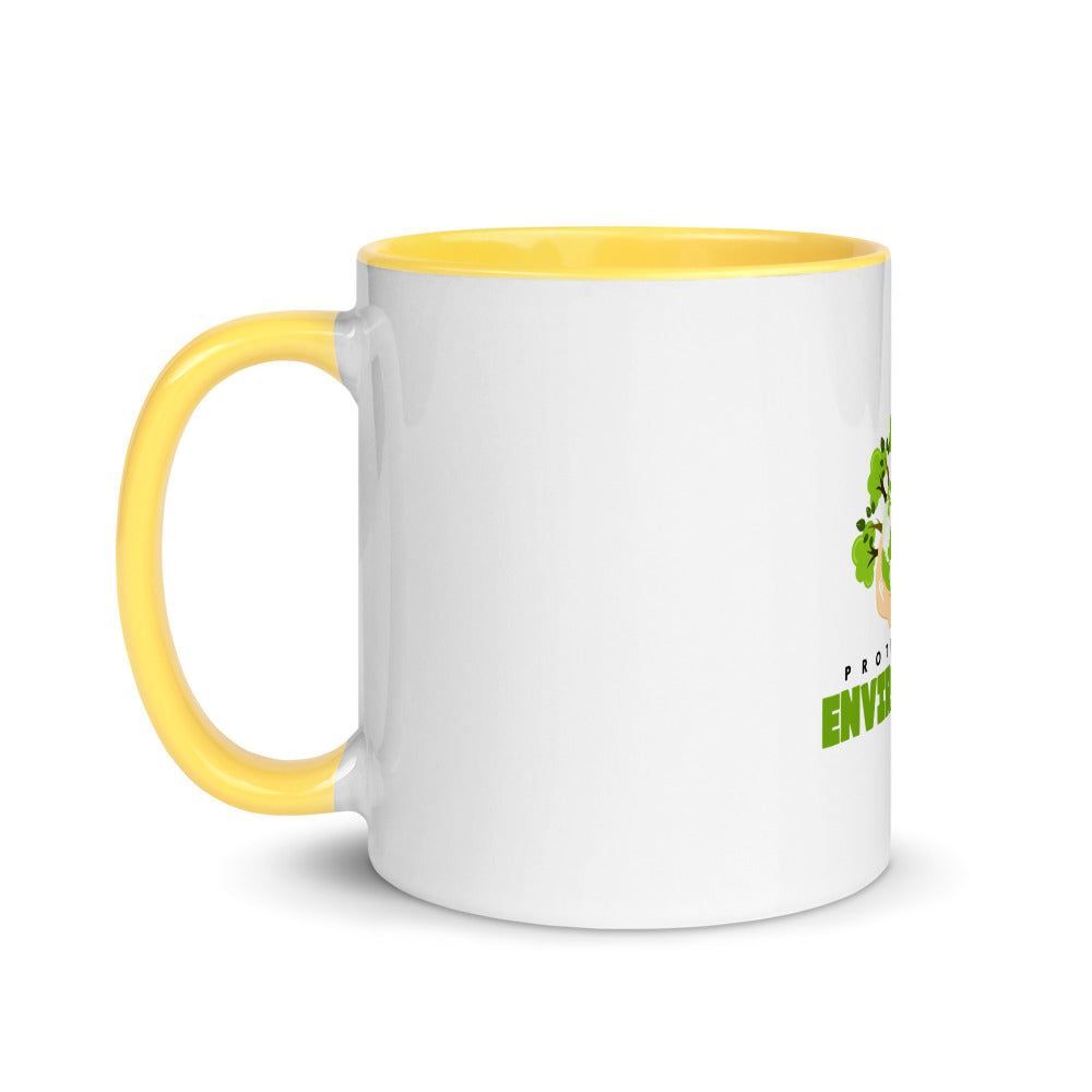 PROTECT THE ENVIRONMENT - Mug with Color Inside