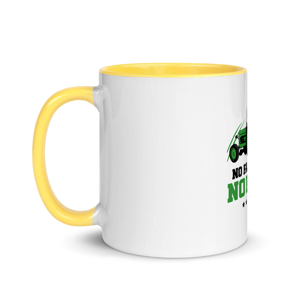 NO FARMERS NO FOOD - Mug with Color Inside