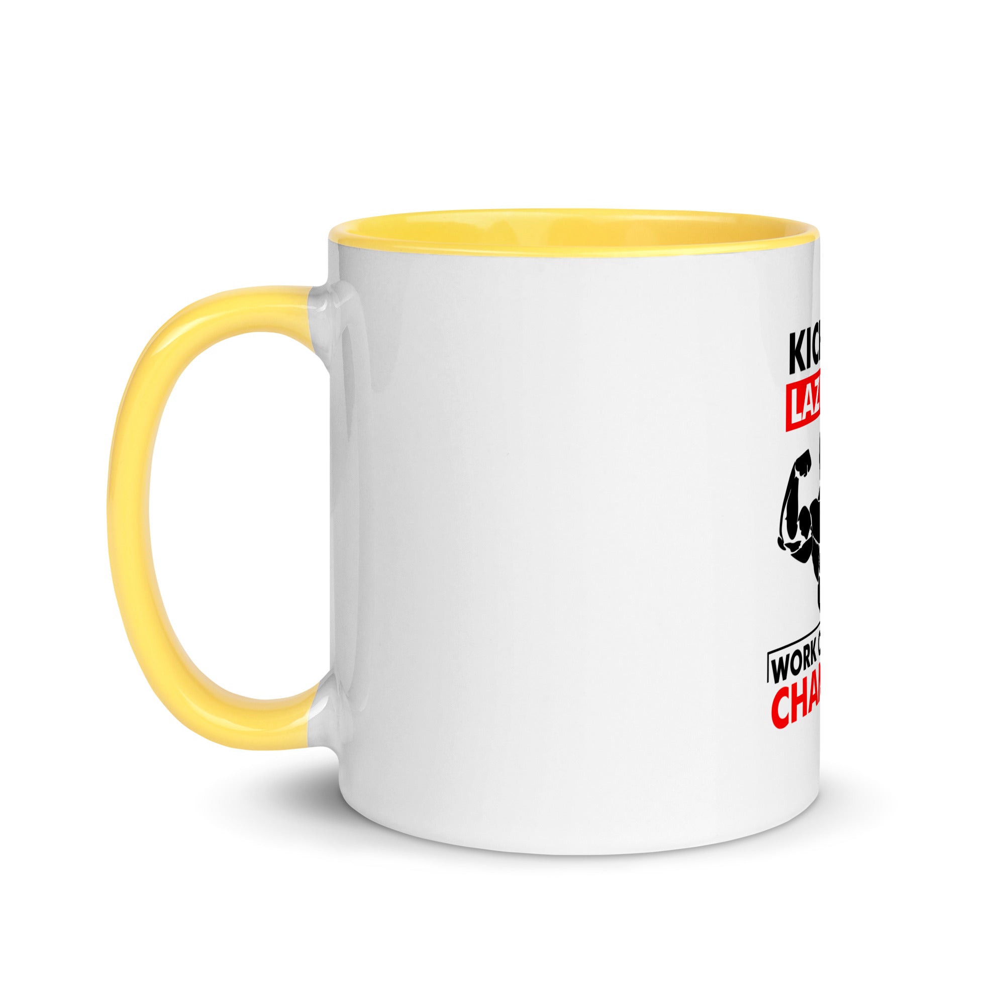 KICK OFF LAZINESS - Mug with Color Inside