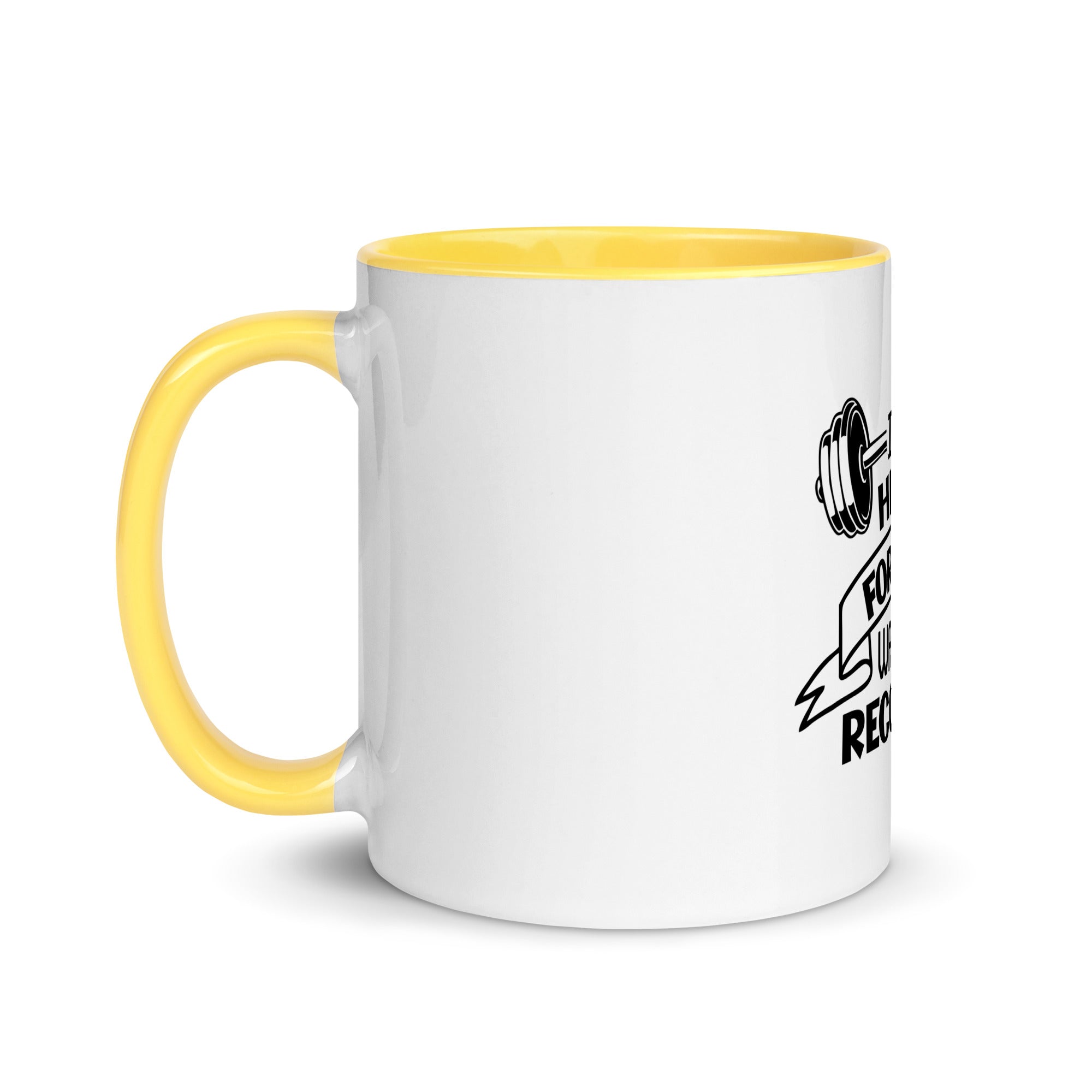I'M HERE FOR THE WALKING RECOVERY - Mug with Color Inside