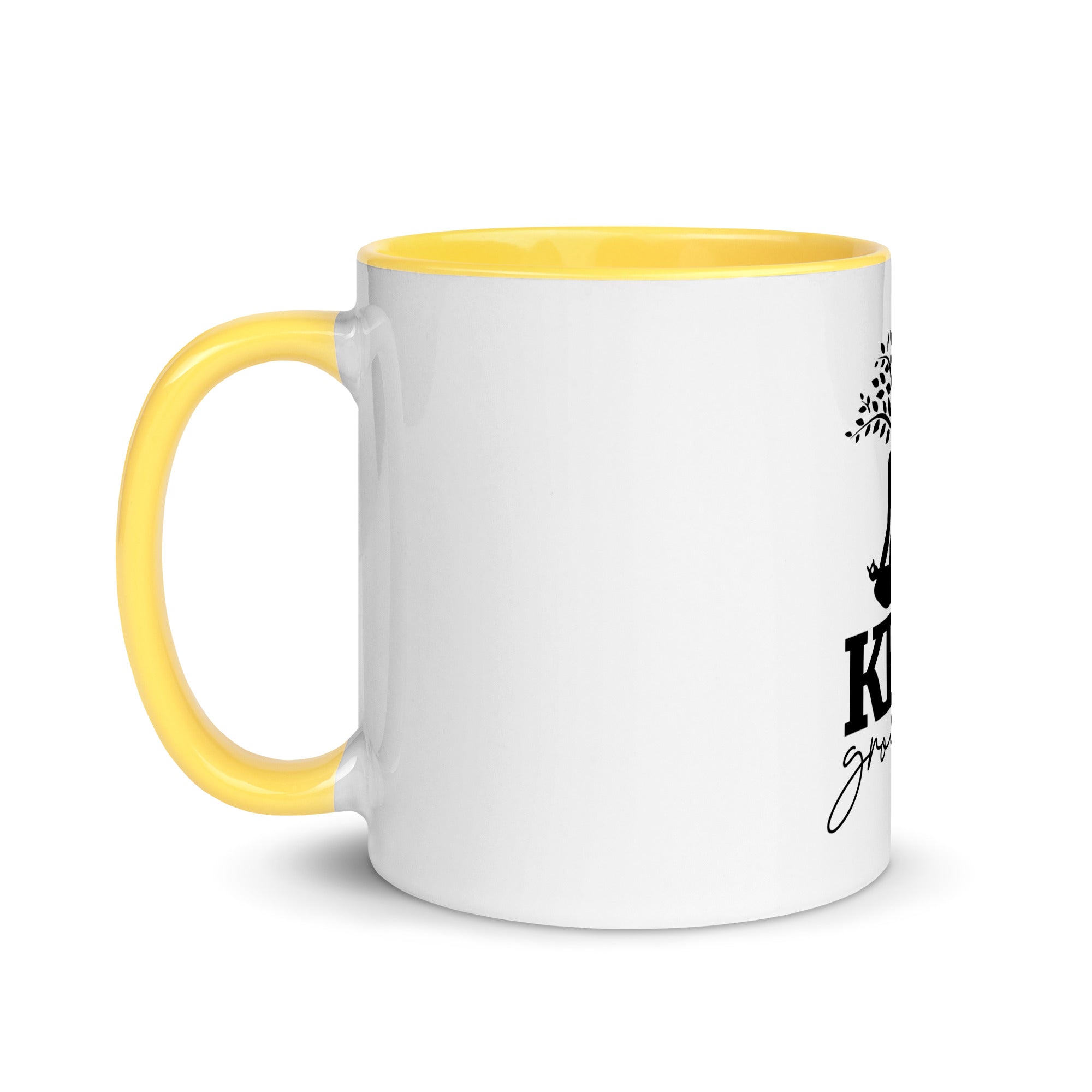 KEEP GROWING - Mug with Color Inside